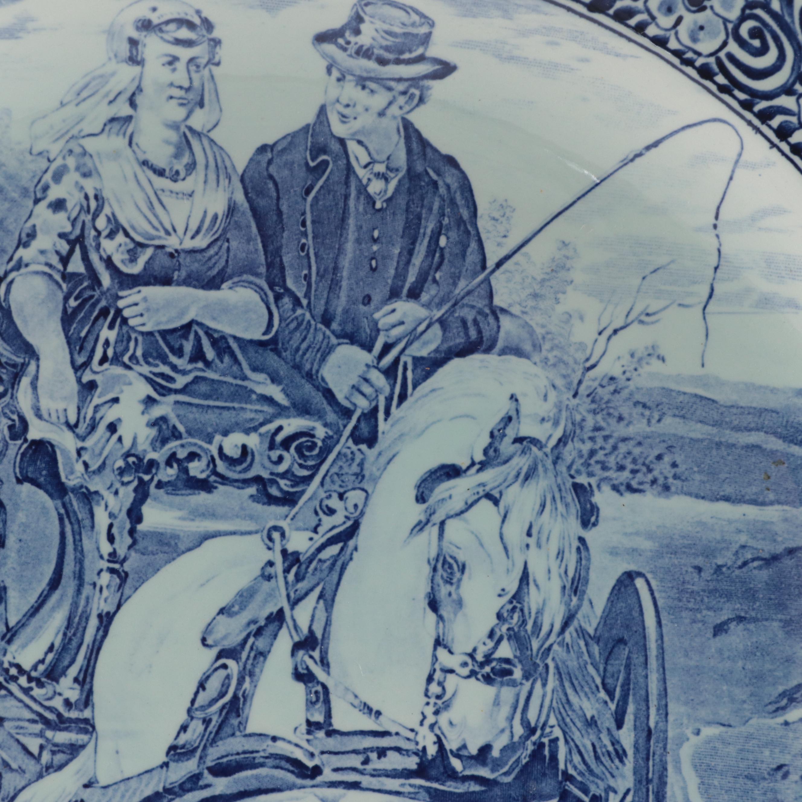 Boch for Royal Sphinx Hanging Delft Decorative Plates