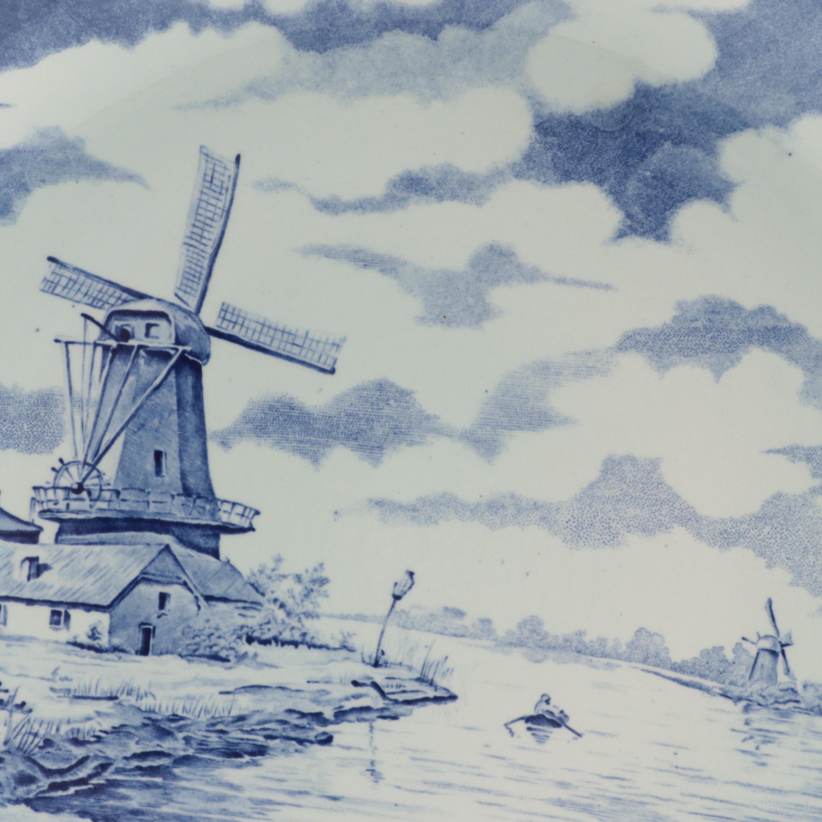 Boch for Royal Sphinx Hanging Delft Decorative Plates