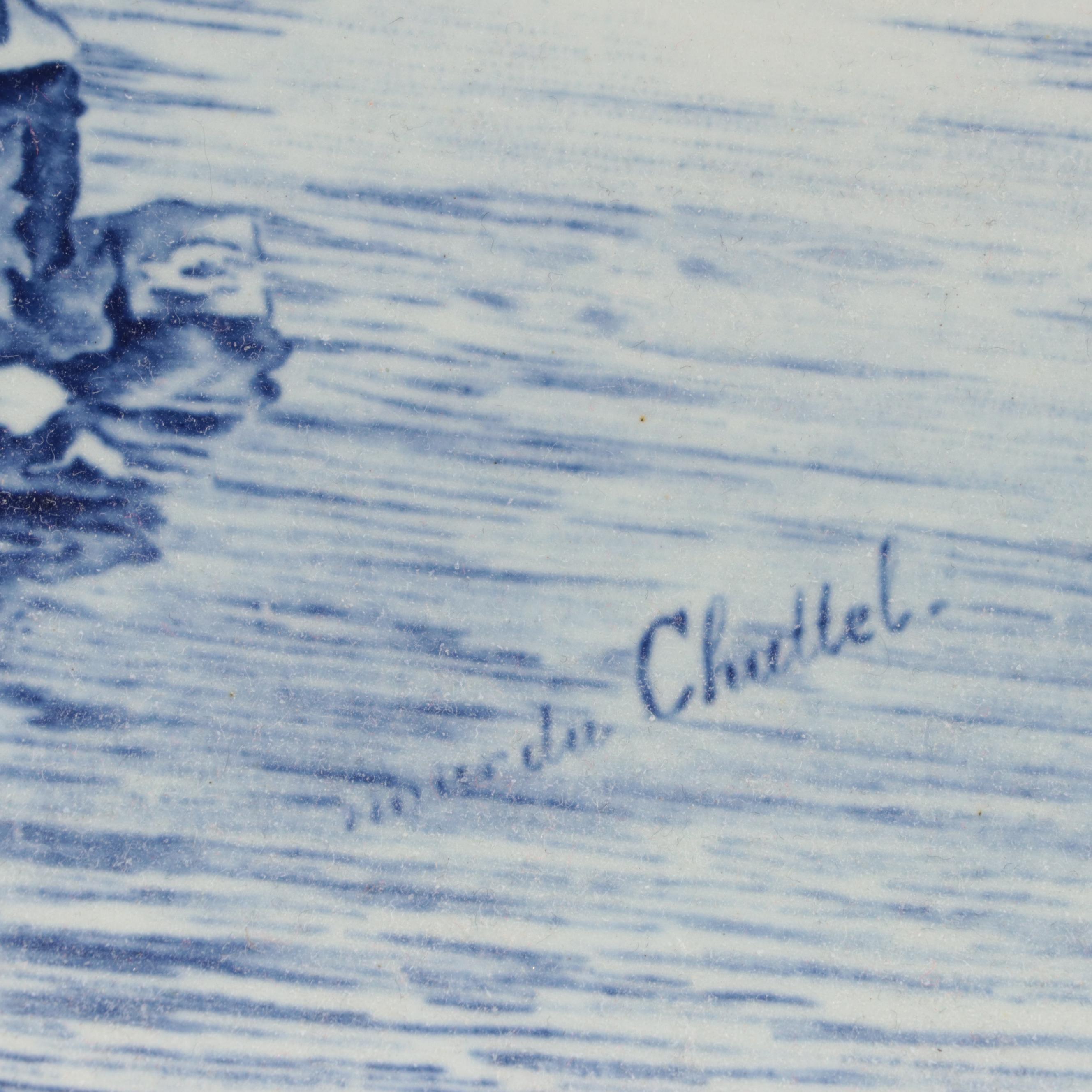 Boch for Royal Sphinx Hanging Delft Decorative Plates