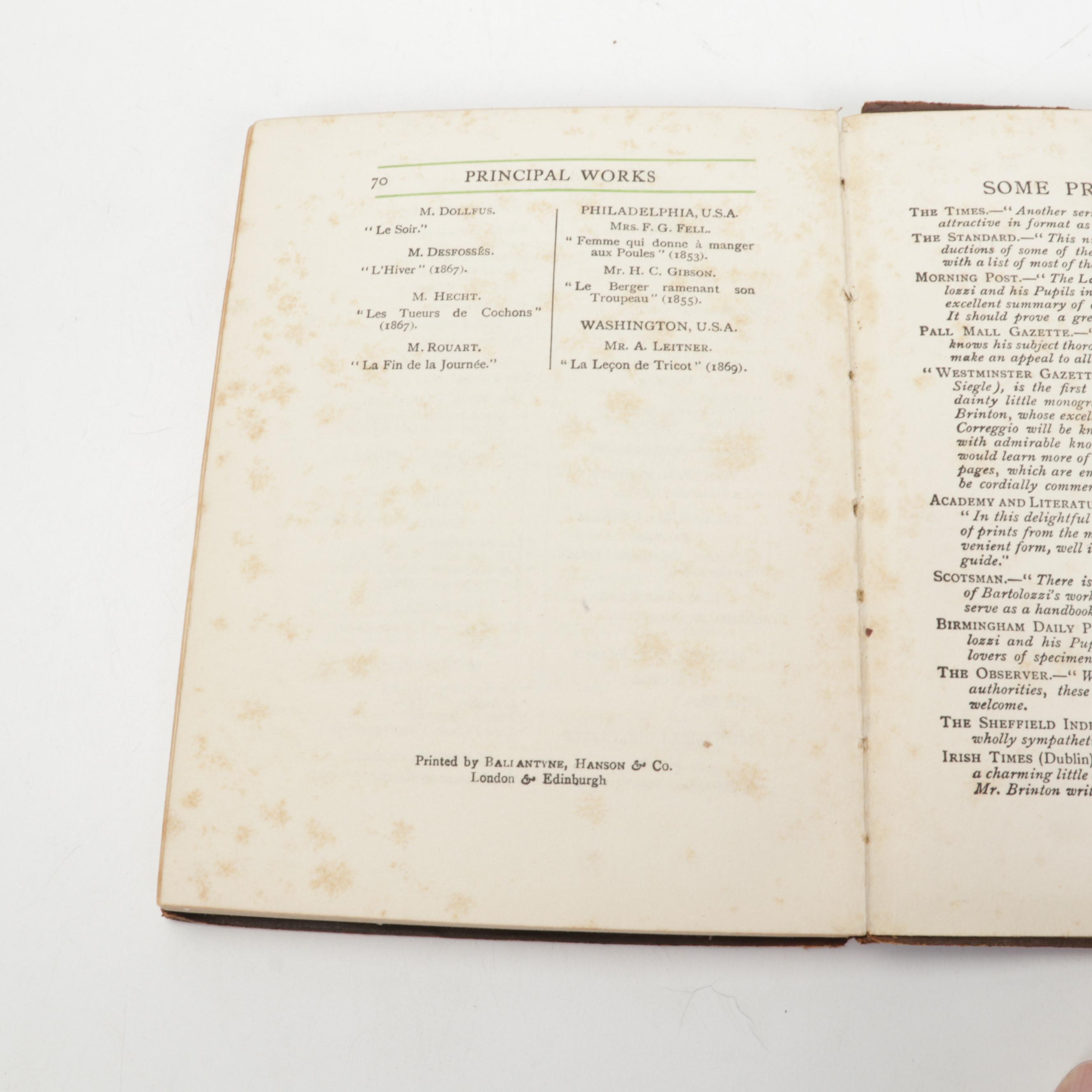 "Masterpieces of French Painting" with Other European 19th Century Art Books