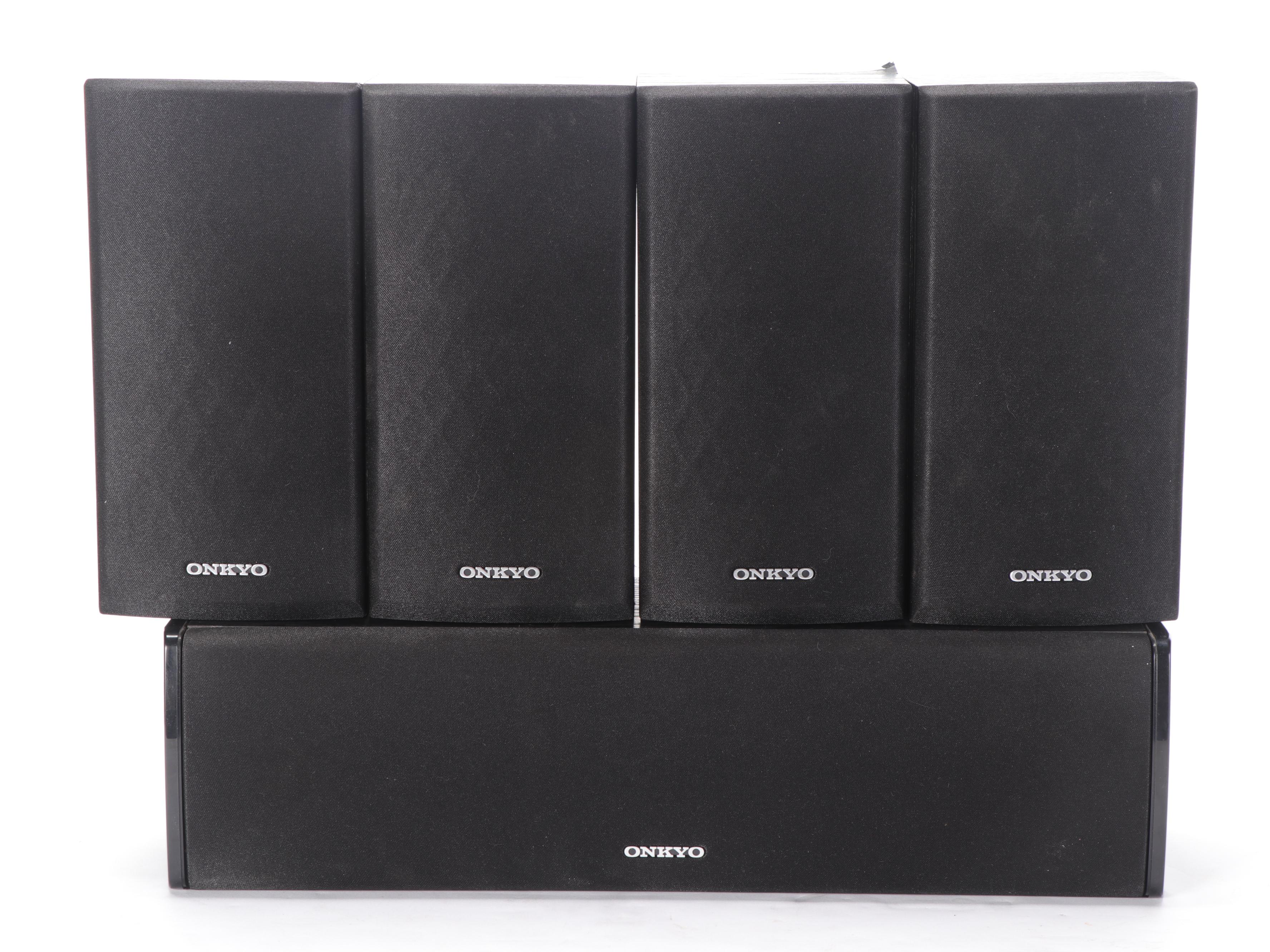 Onkyo AV Receiver With Surround Sound Home Theater Speaker System