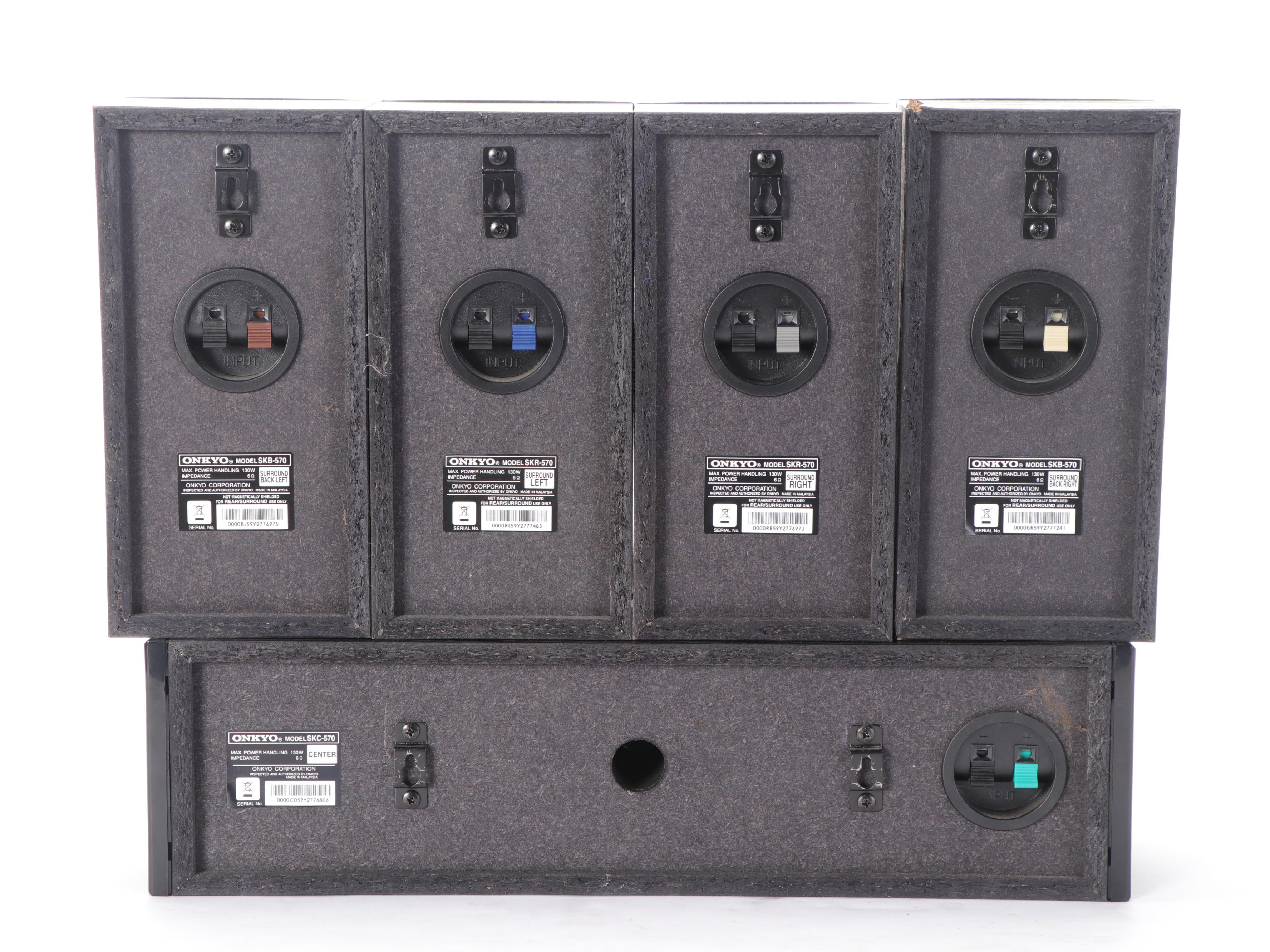 Onkyo AV Receiver With Surround Sound Home Theater Speaker System