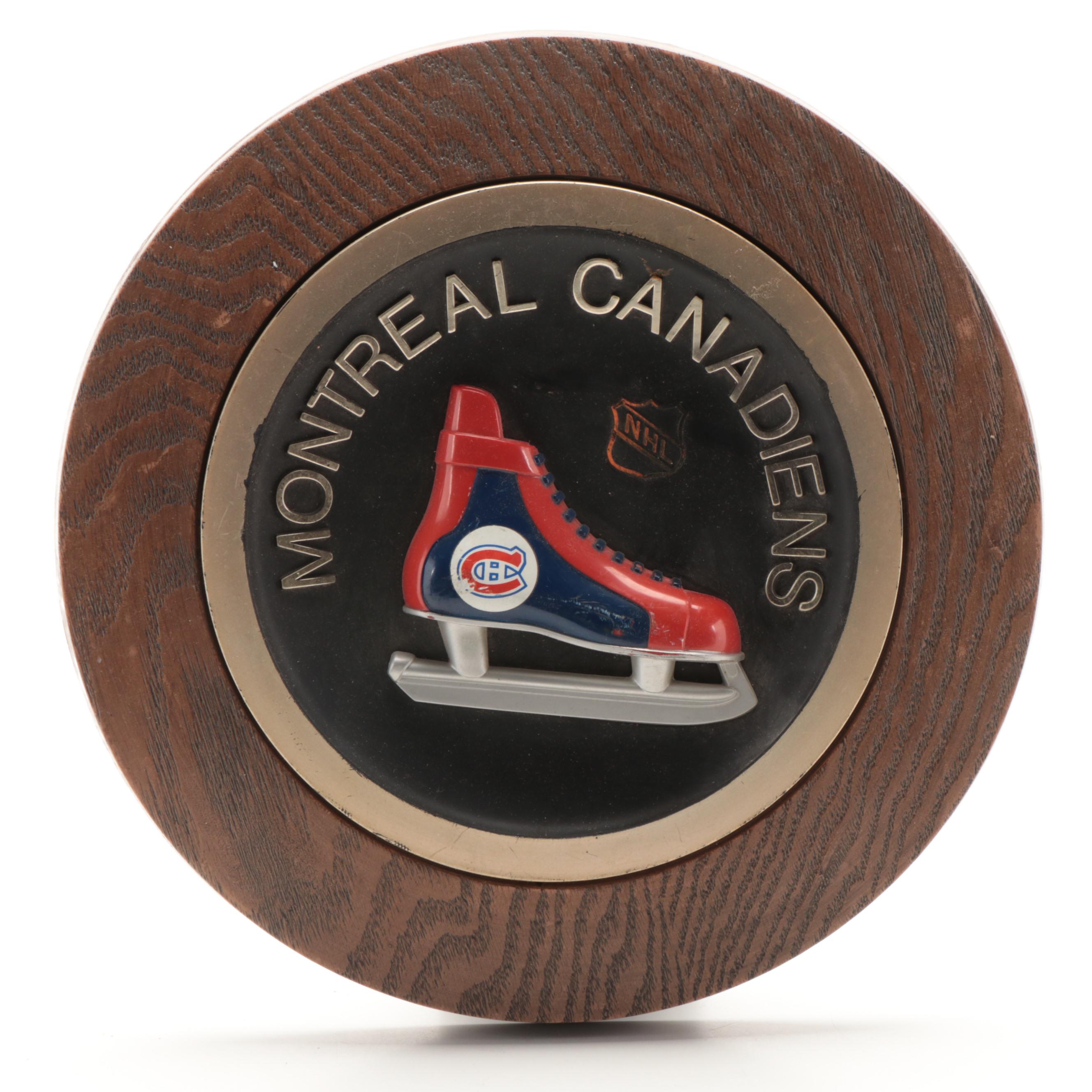 Philadelphia Flyers and Montreal Canadiens NHL Hockey Plaques