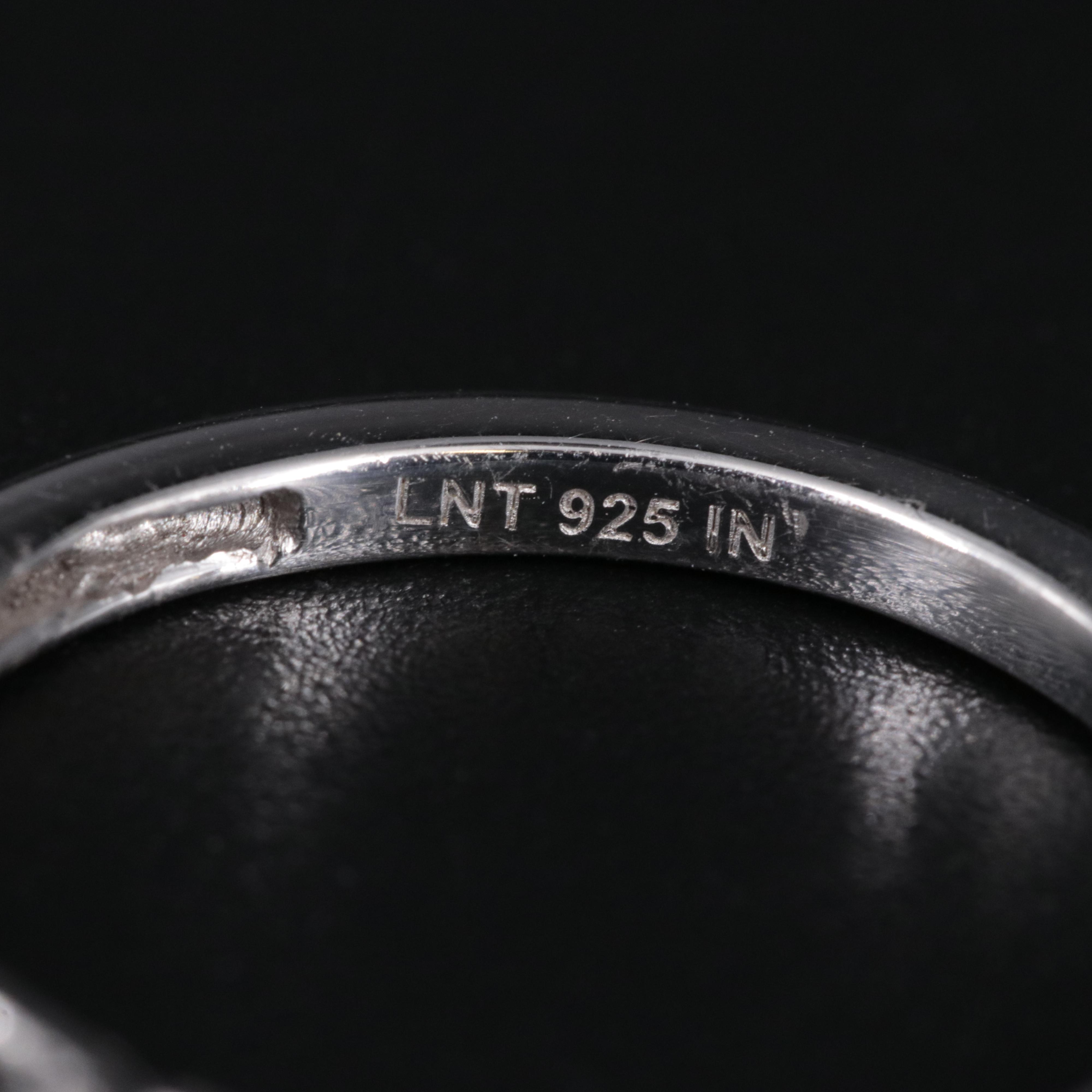 Sterling Silver Diamond Band