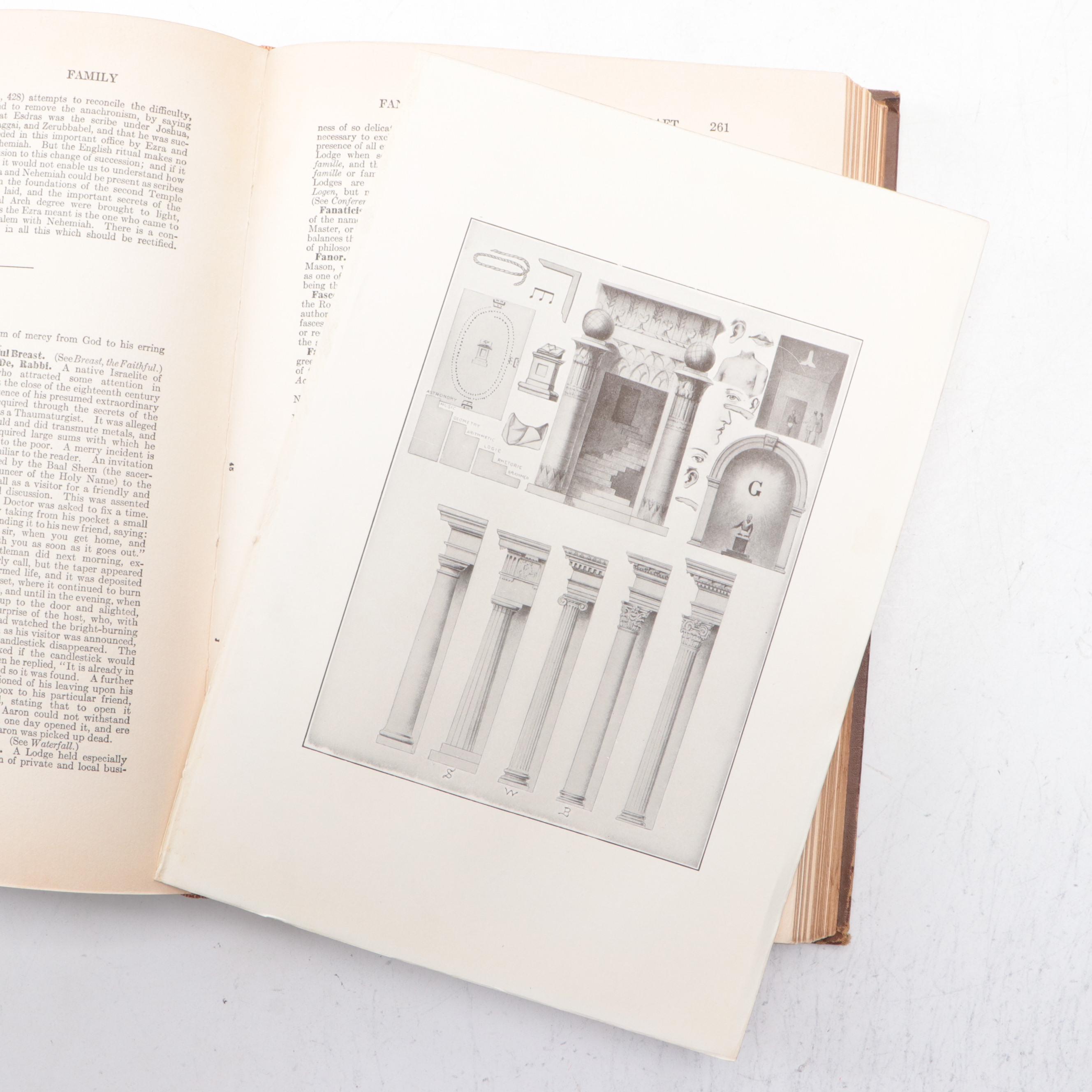 "An Encyclopædia of Freemasonry" Two-Volume Set by Albert G. Mackey et al., 1921