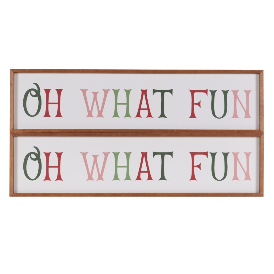 Threshold Holiday Giclées "Oh What Fun"