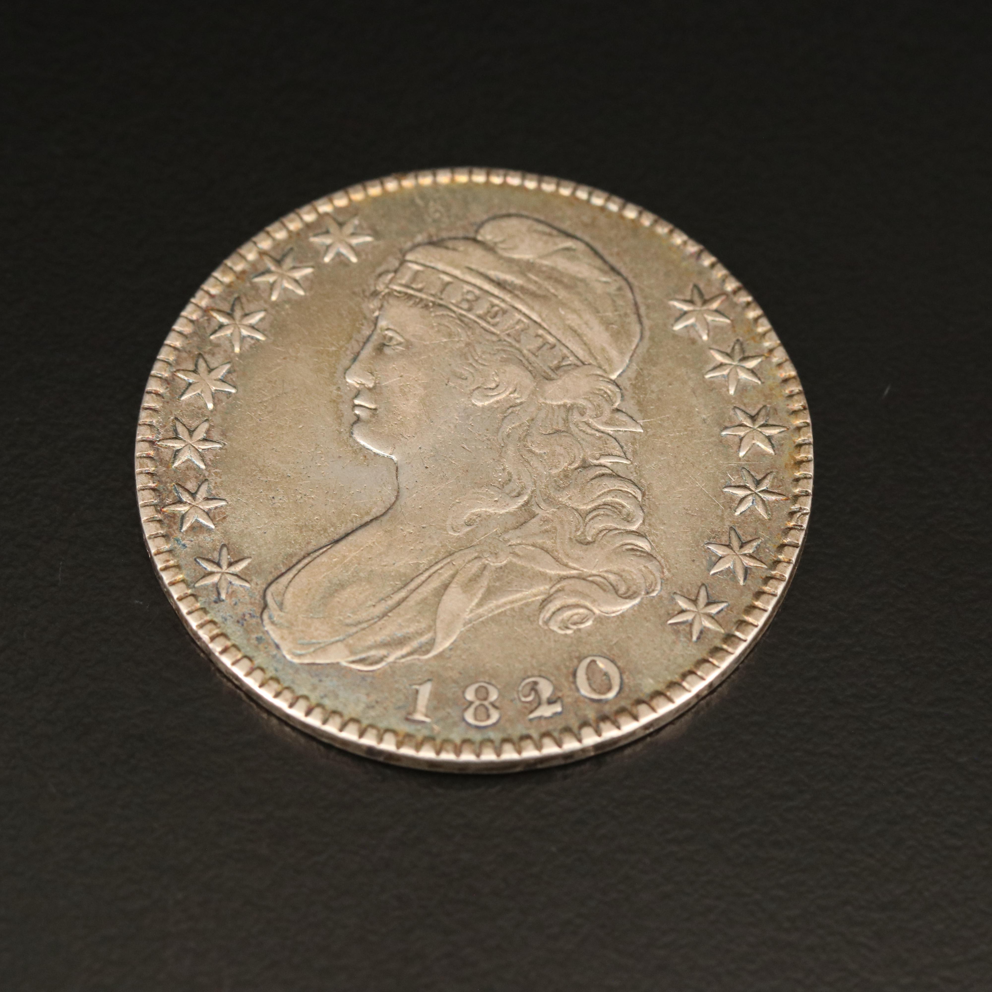 1824 Capped Bust Silver Half Dollar