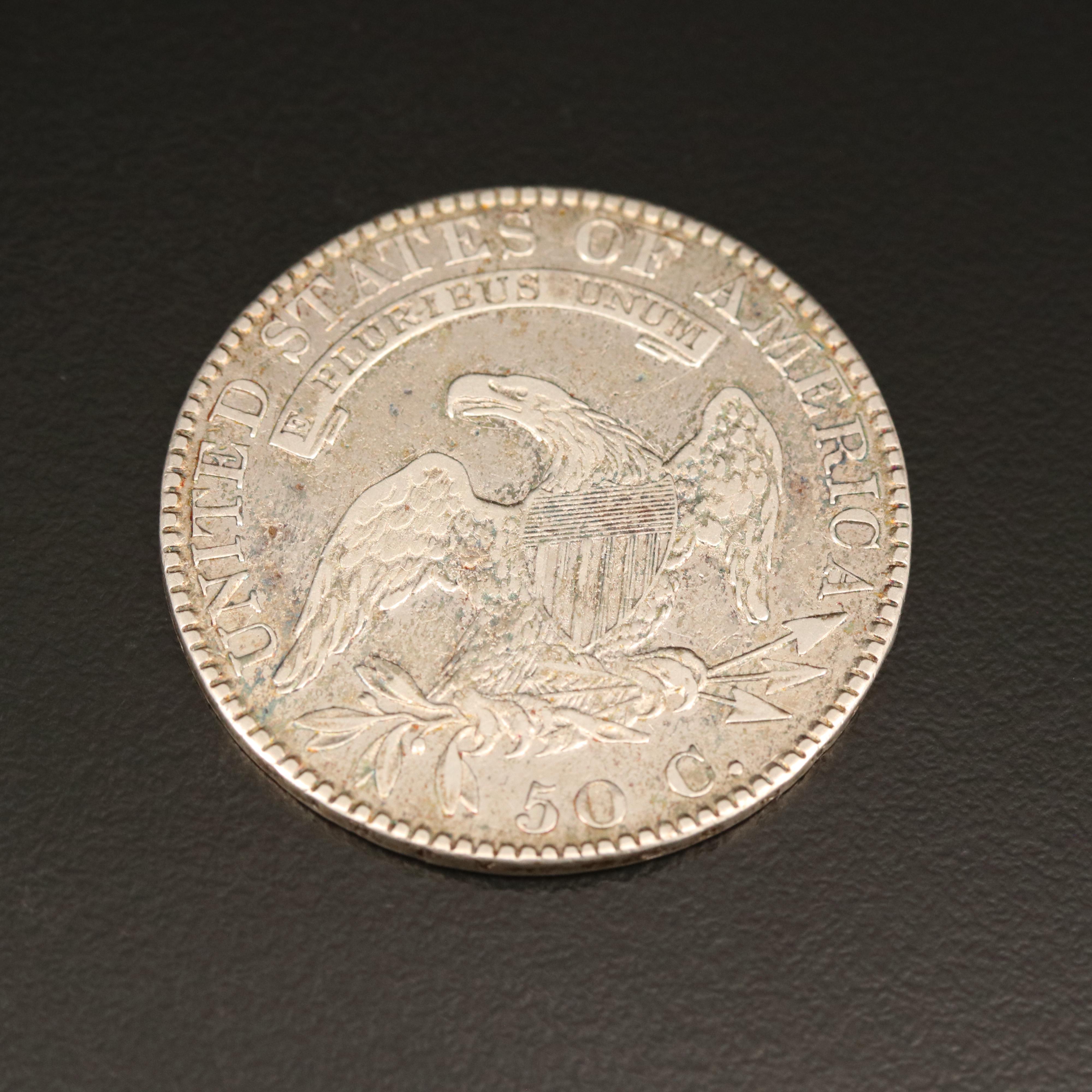 1824 Capped Bust Silver Half Dollar