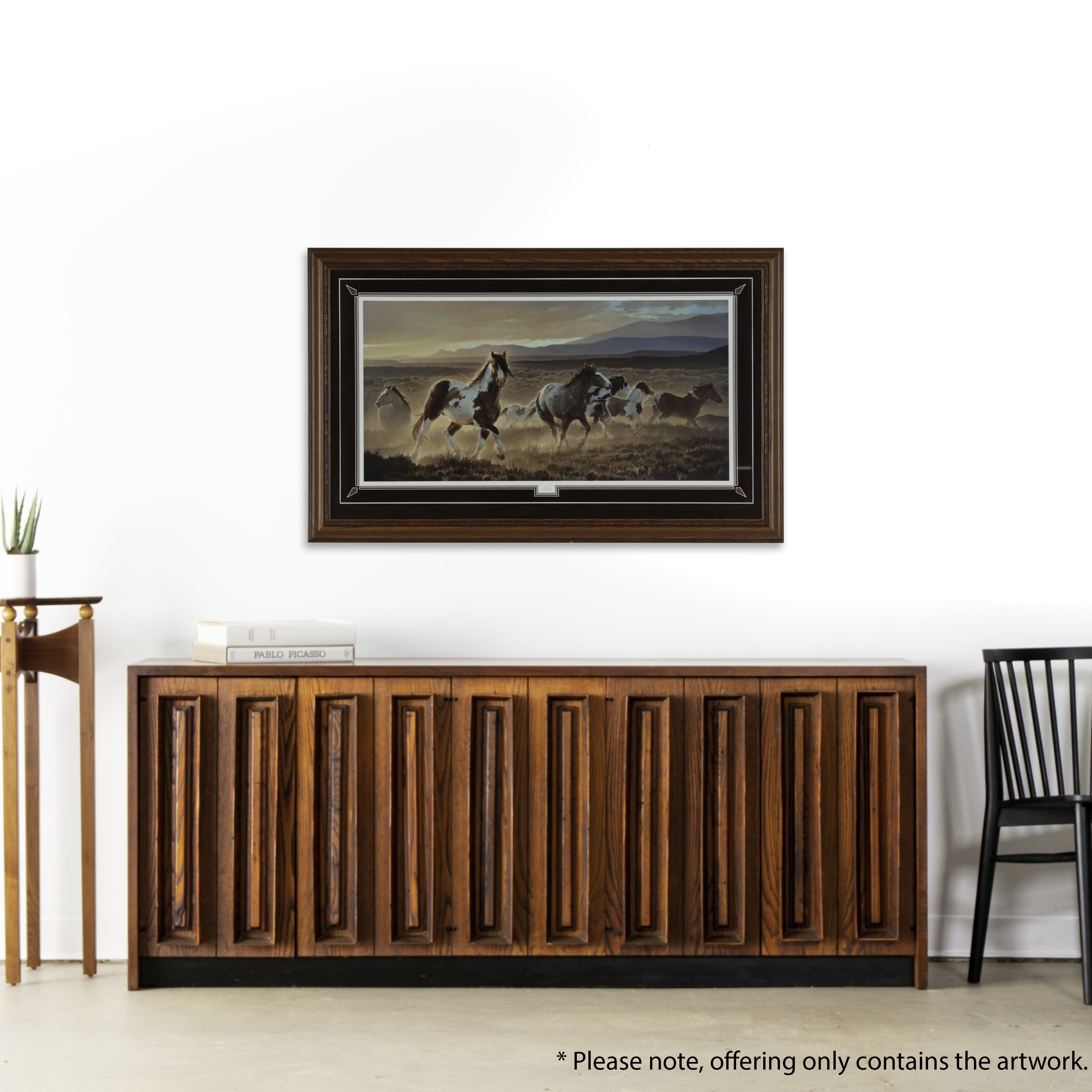 Nancy Glazier Offset Lithograph "Domino," Late 20th Century