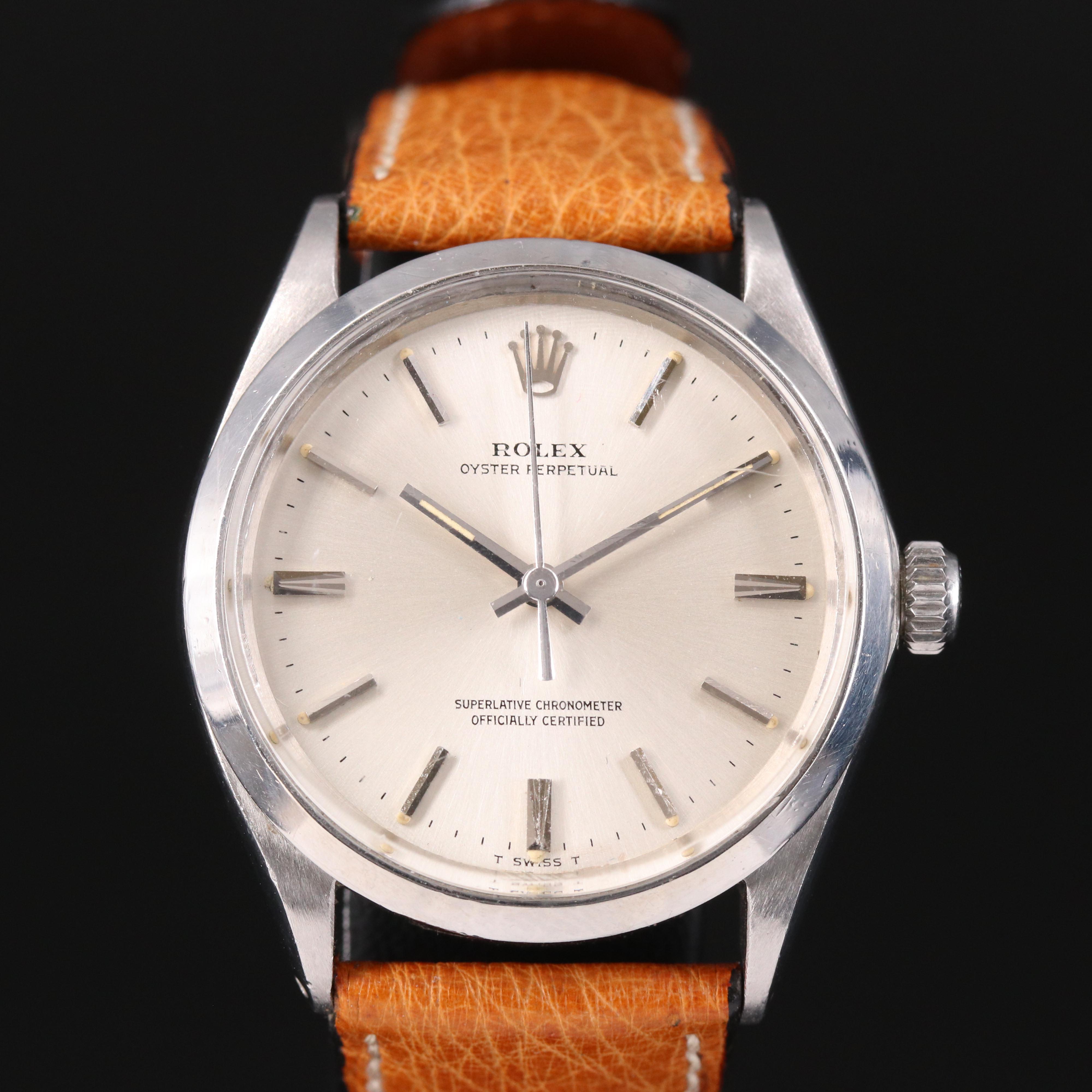 1968 Rolex Oyster Perpetual Stainless Steel Watch