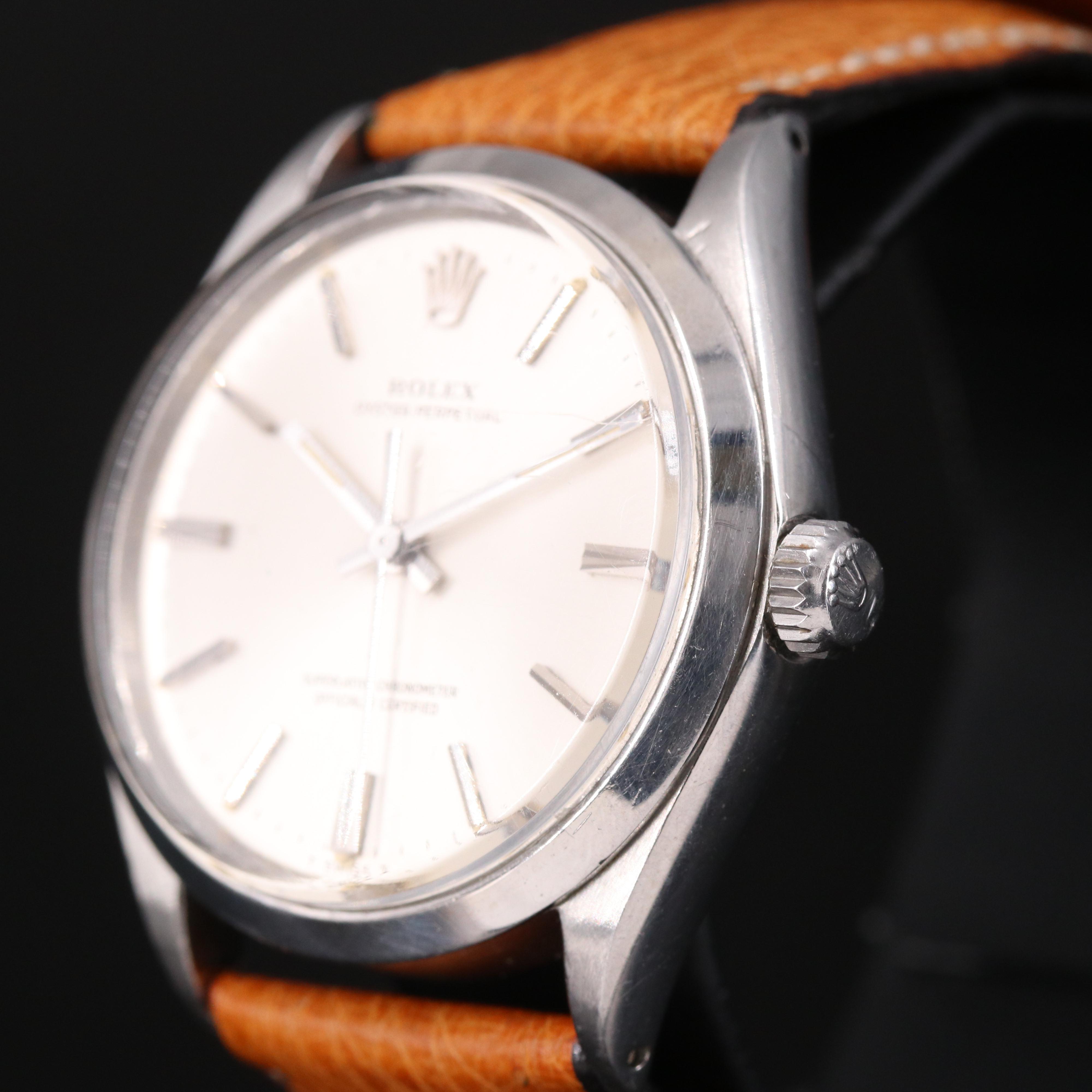 1968 Rolex Oyster Perpetual Stainless Steel Watch