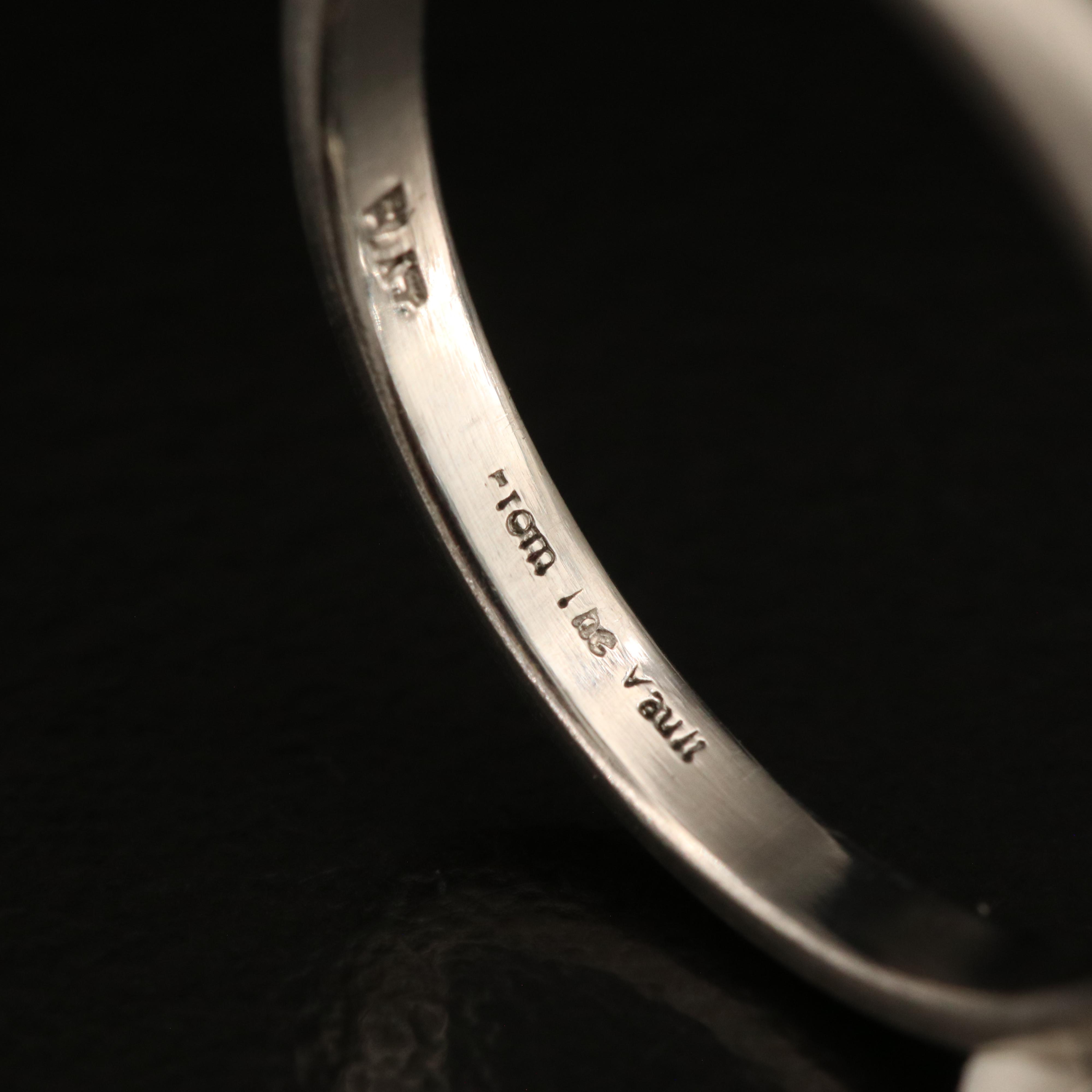 Platinum Alexandrite Solitaire Ring