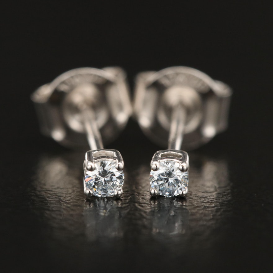 10K 0.10 CTW Lab Grown Diamond Stud Earrings