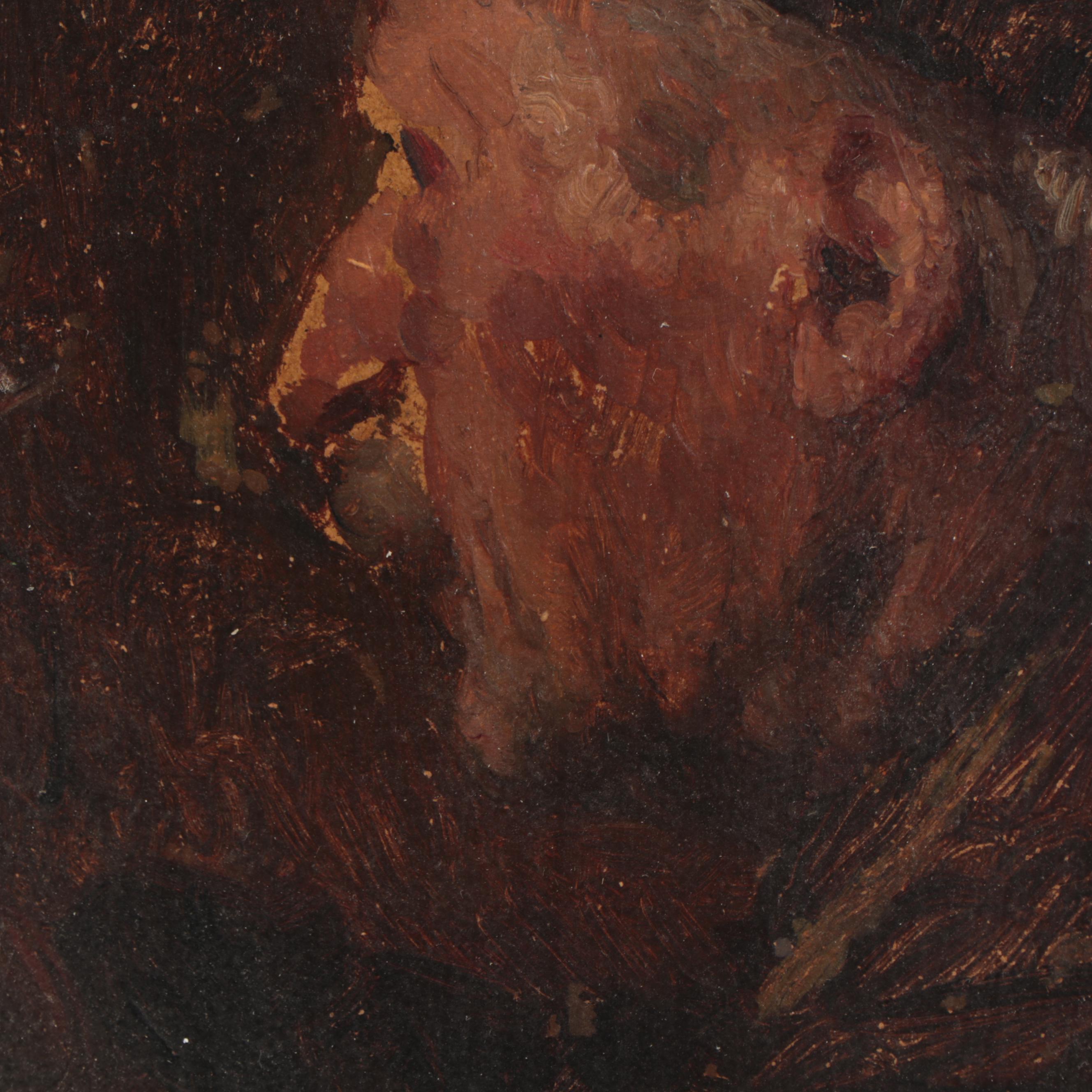 Munich School Style Oil Portrait of a Gentleman, Early 20th Century