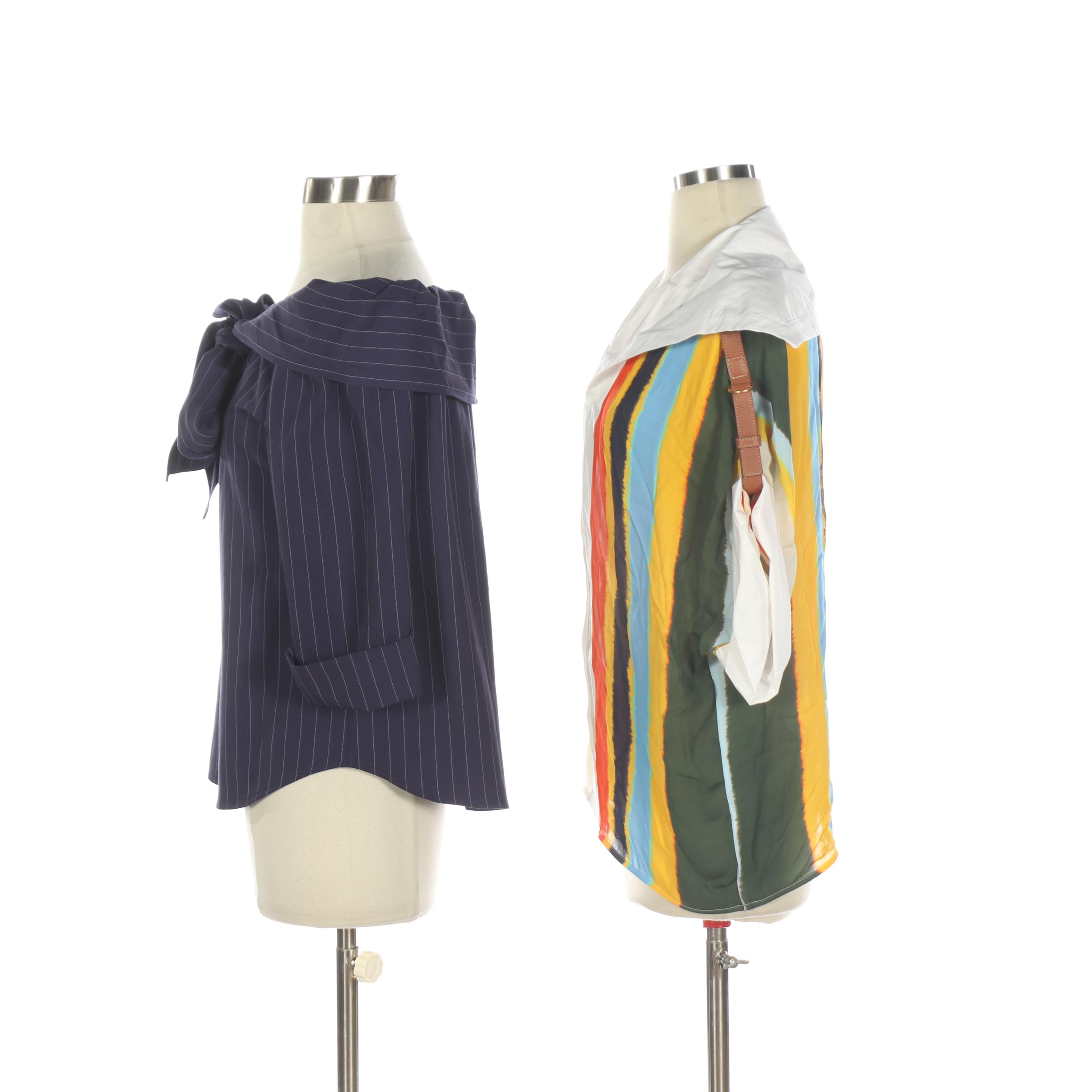 Lilith A Paris and Tory Burch Striped and Tie-Dye Style Shirts