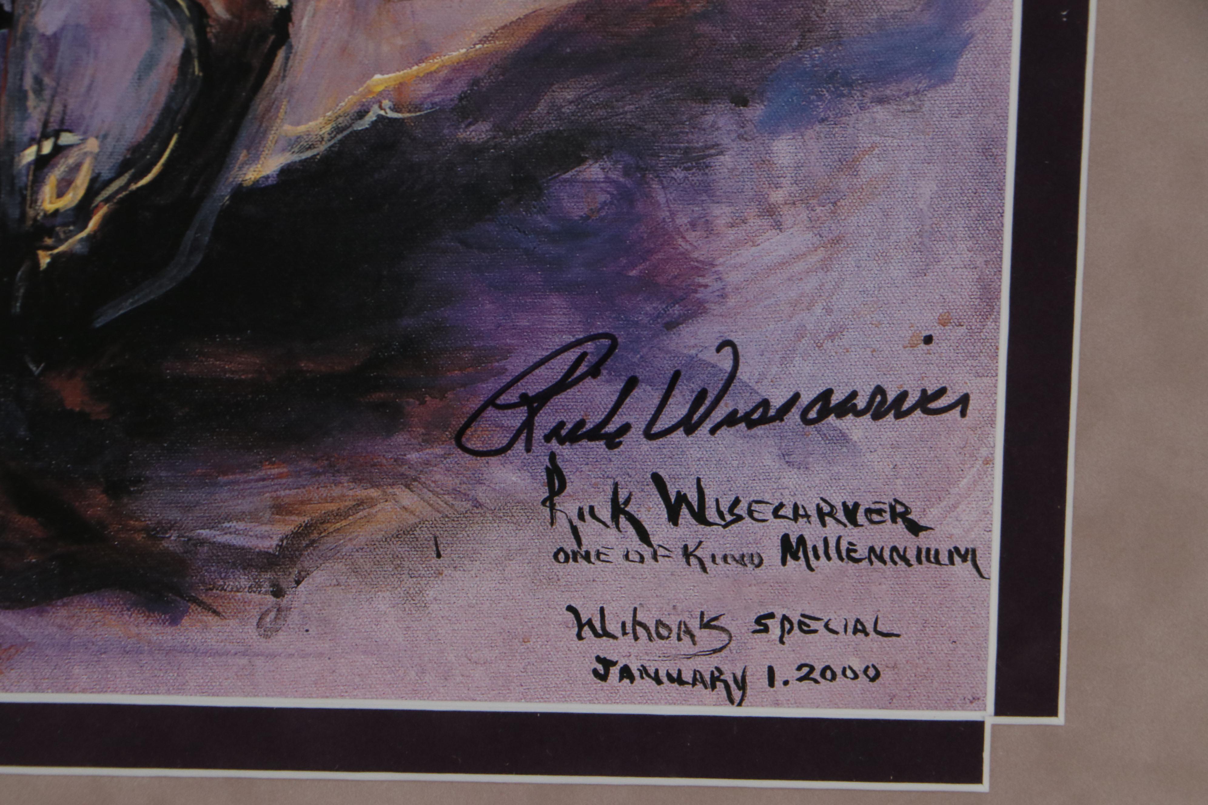 Rick Wisecarver Offset Lithograph "Millennium," 2000