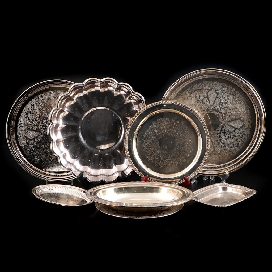 Oneida, Reed & Barton, Wm Rogers, and More Silver Plate Serveware