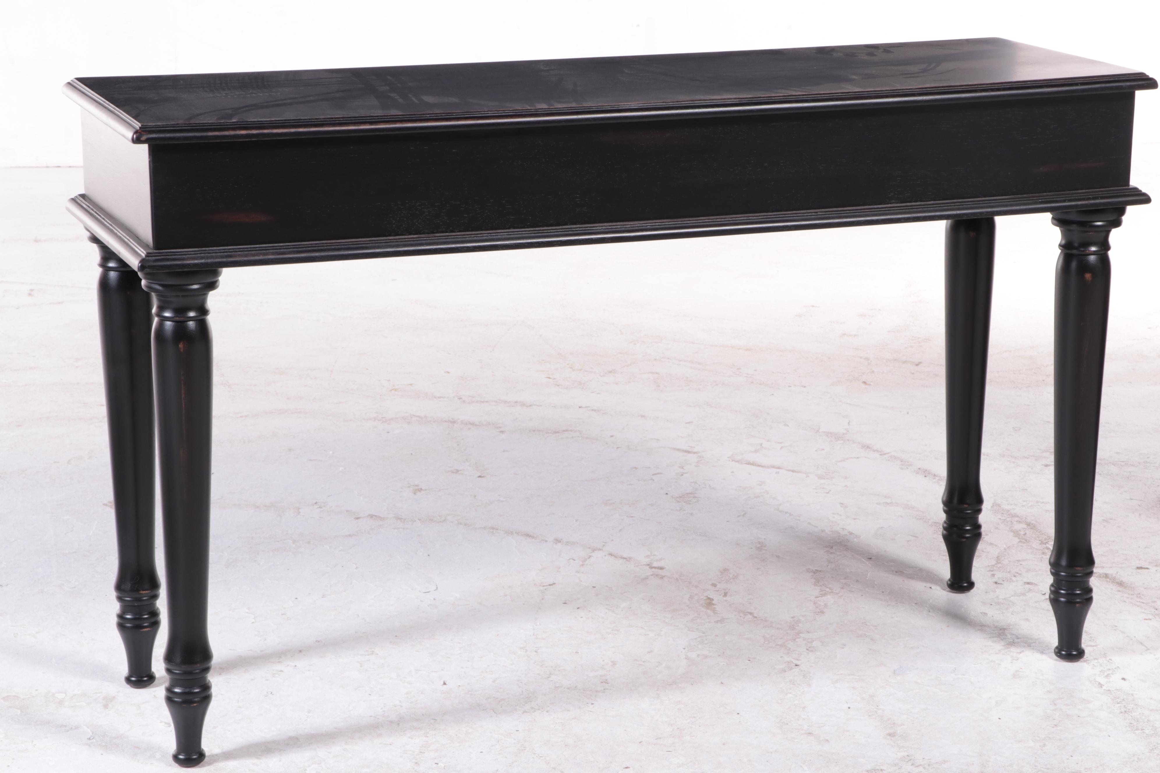 World Market "Hatton" Console Table in Ebony Finish