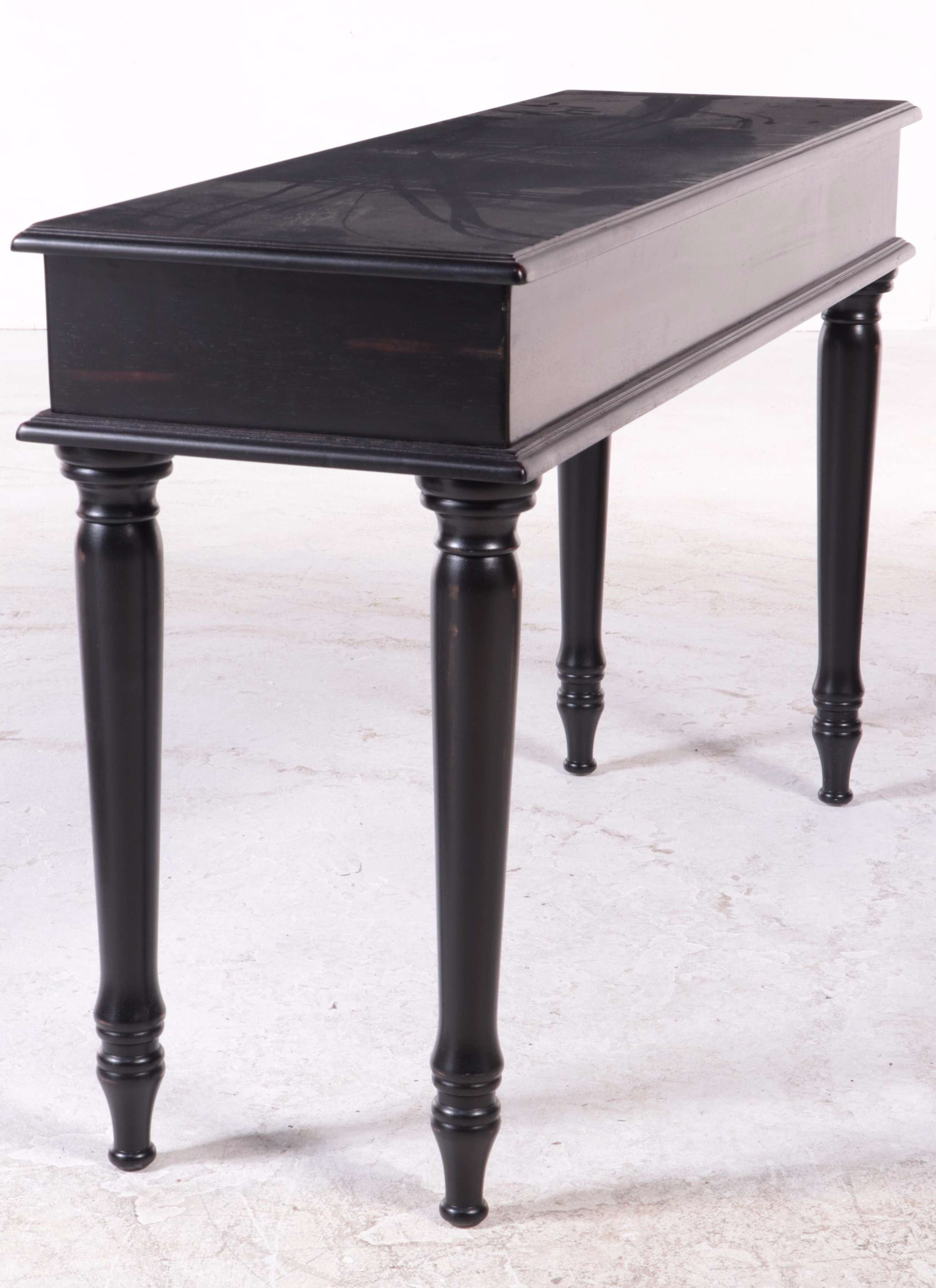 World Market "Hatton" Console Table in Ebony Finish