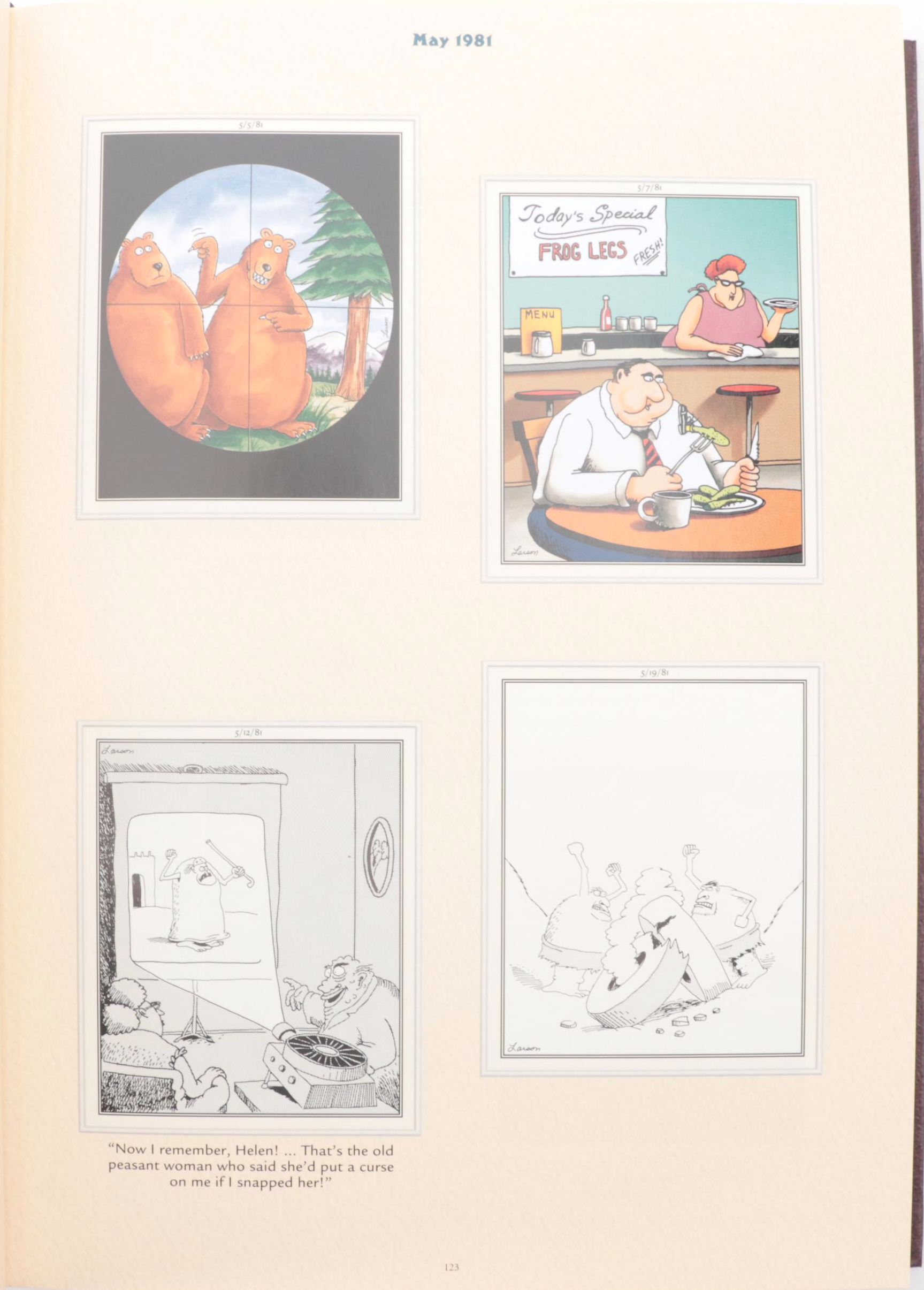 First Edition "The Complete Far Side" Two-Volume Box Set by Gary Larson