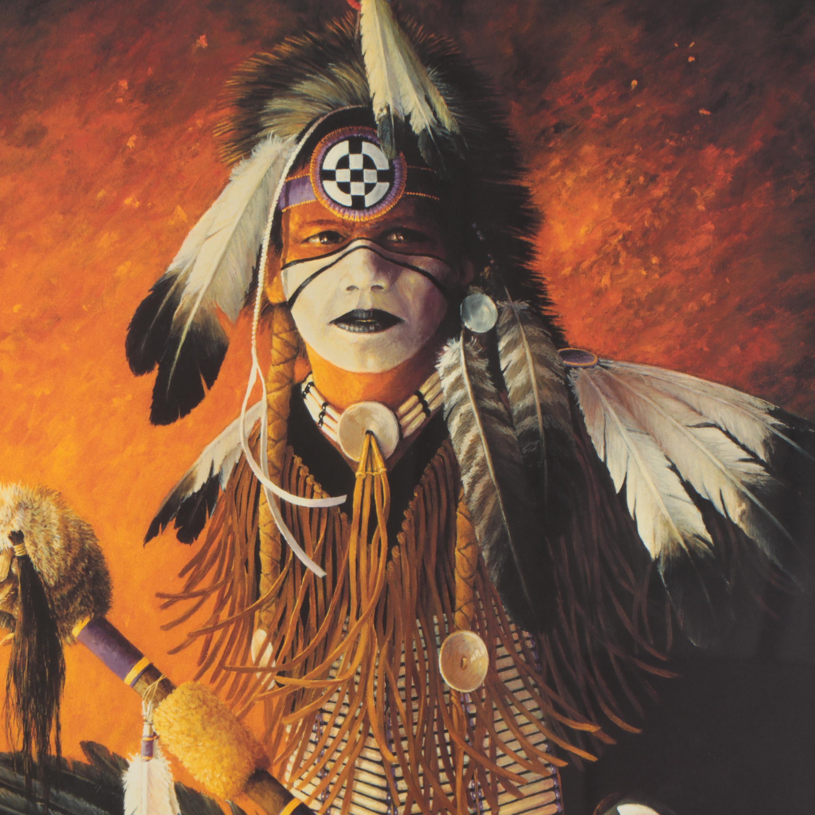 Gary Marathon Giclée "Big Medicine," Circa 2003