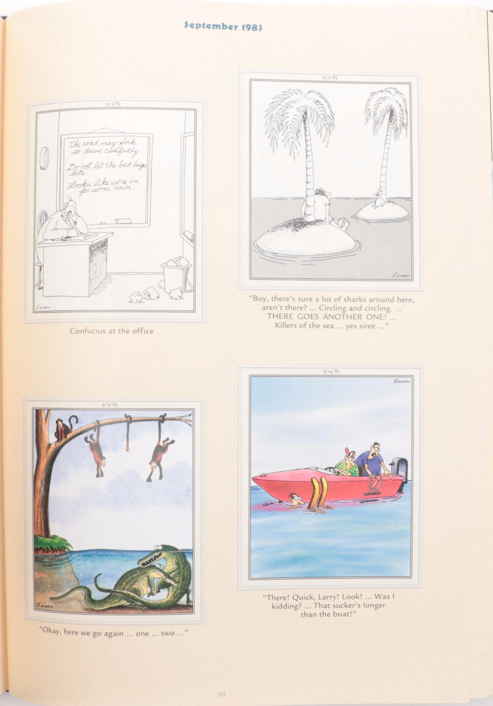 First Edition "The Complete Far Side" Two-Volume Box Set by Gary Larson