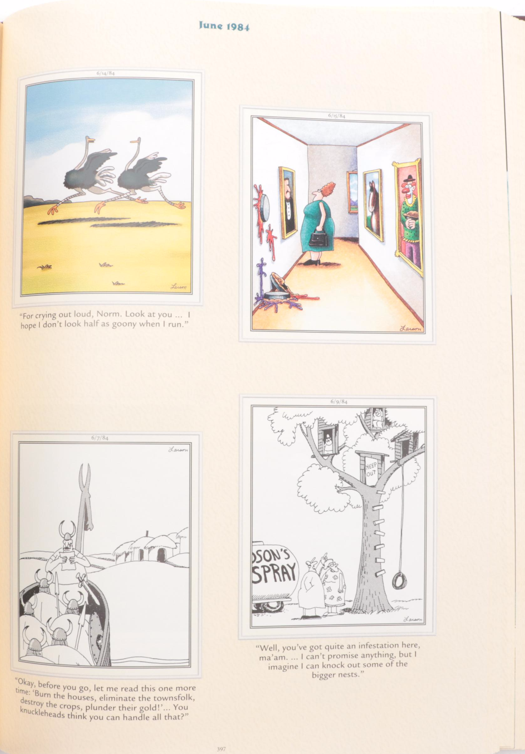 First Edition "The Complete Far Side" Two-Volume Box Set by Gary Larson