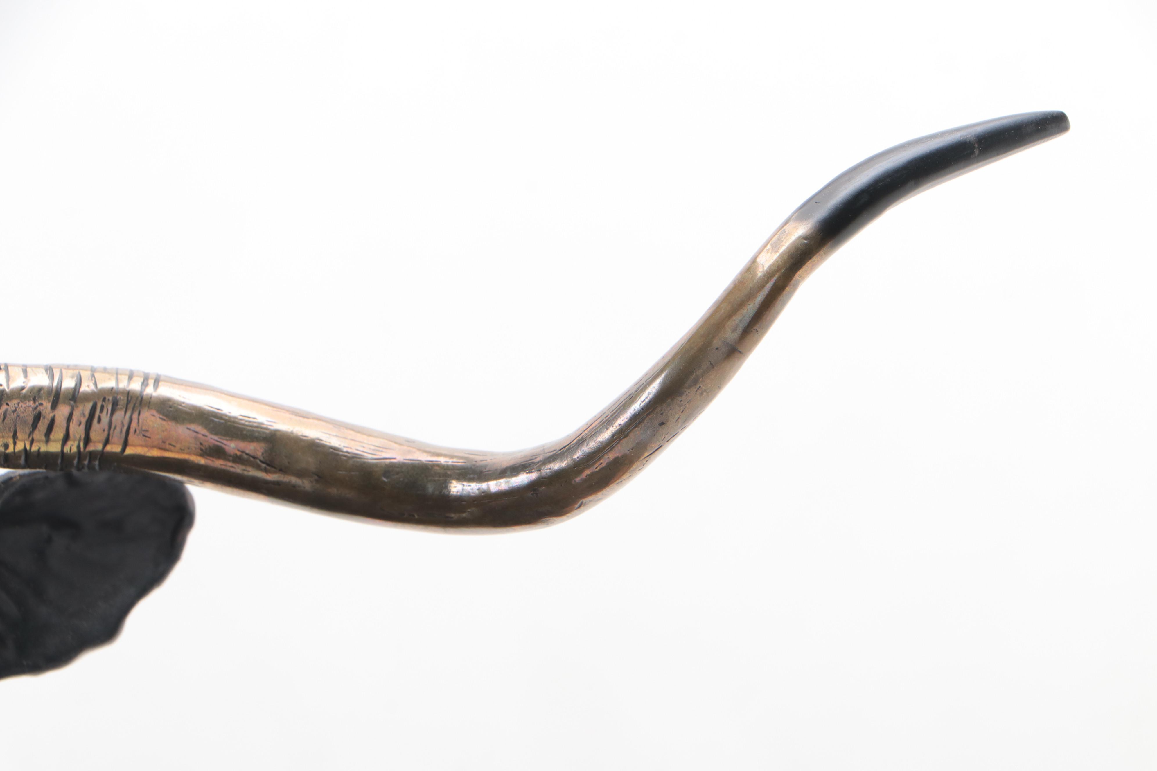 Bob Parks Bronze Sculpture "Longhorns"