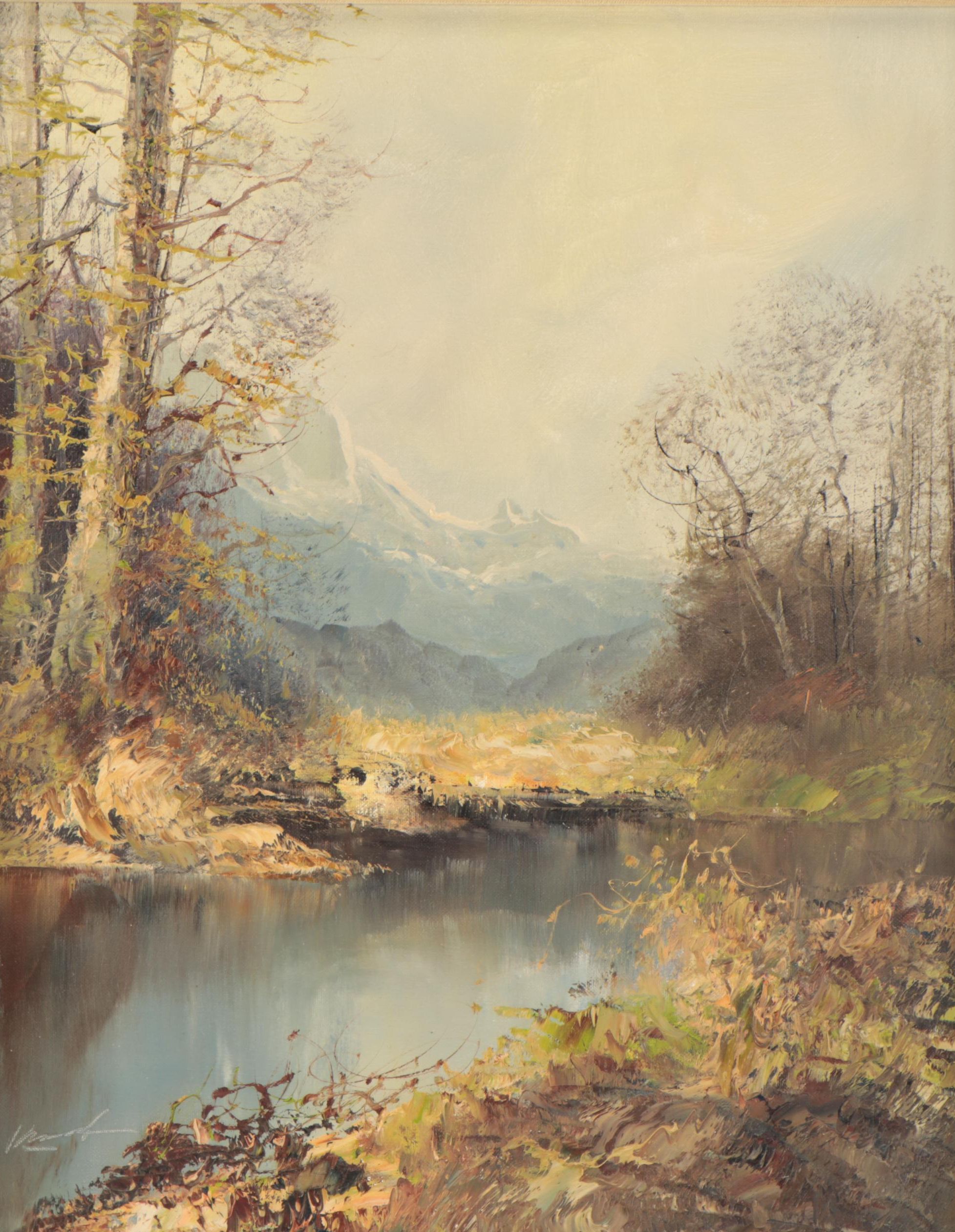 Kort Oil Painting of Nature Scene "Landscape"