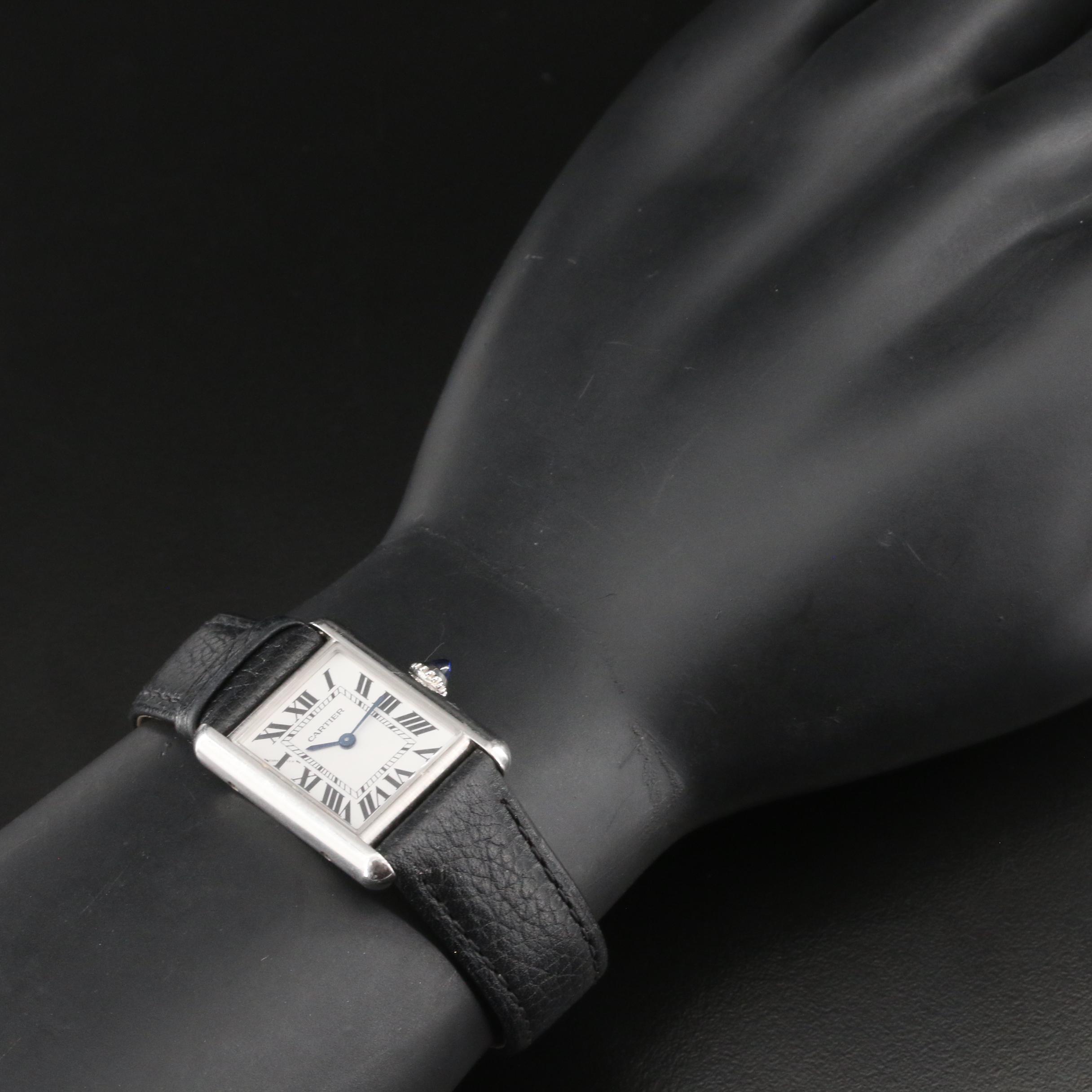 Cartier Tank Stainless Steel Quartz Watch