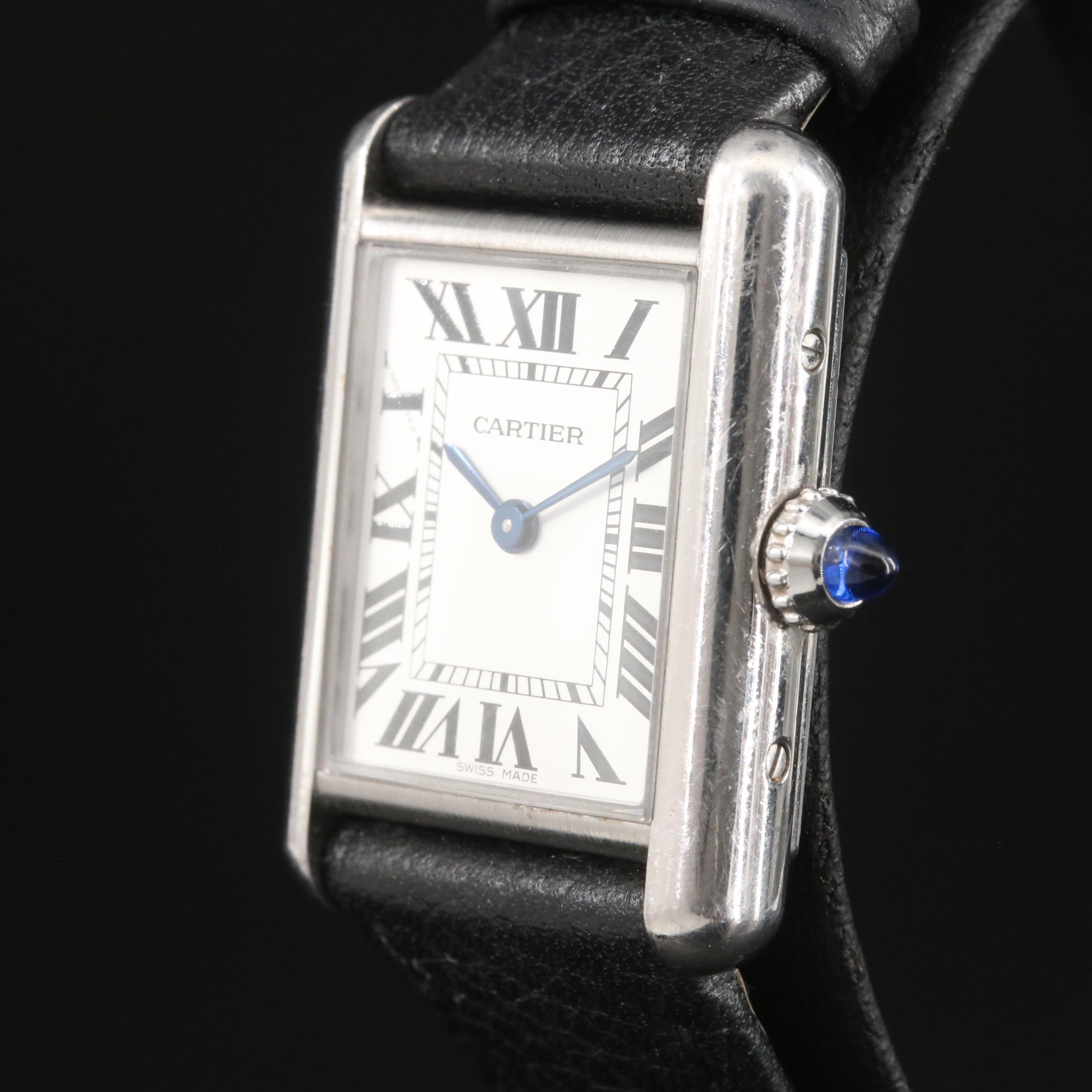 Cartier Tank Stainless Steel Quartz Watch