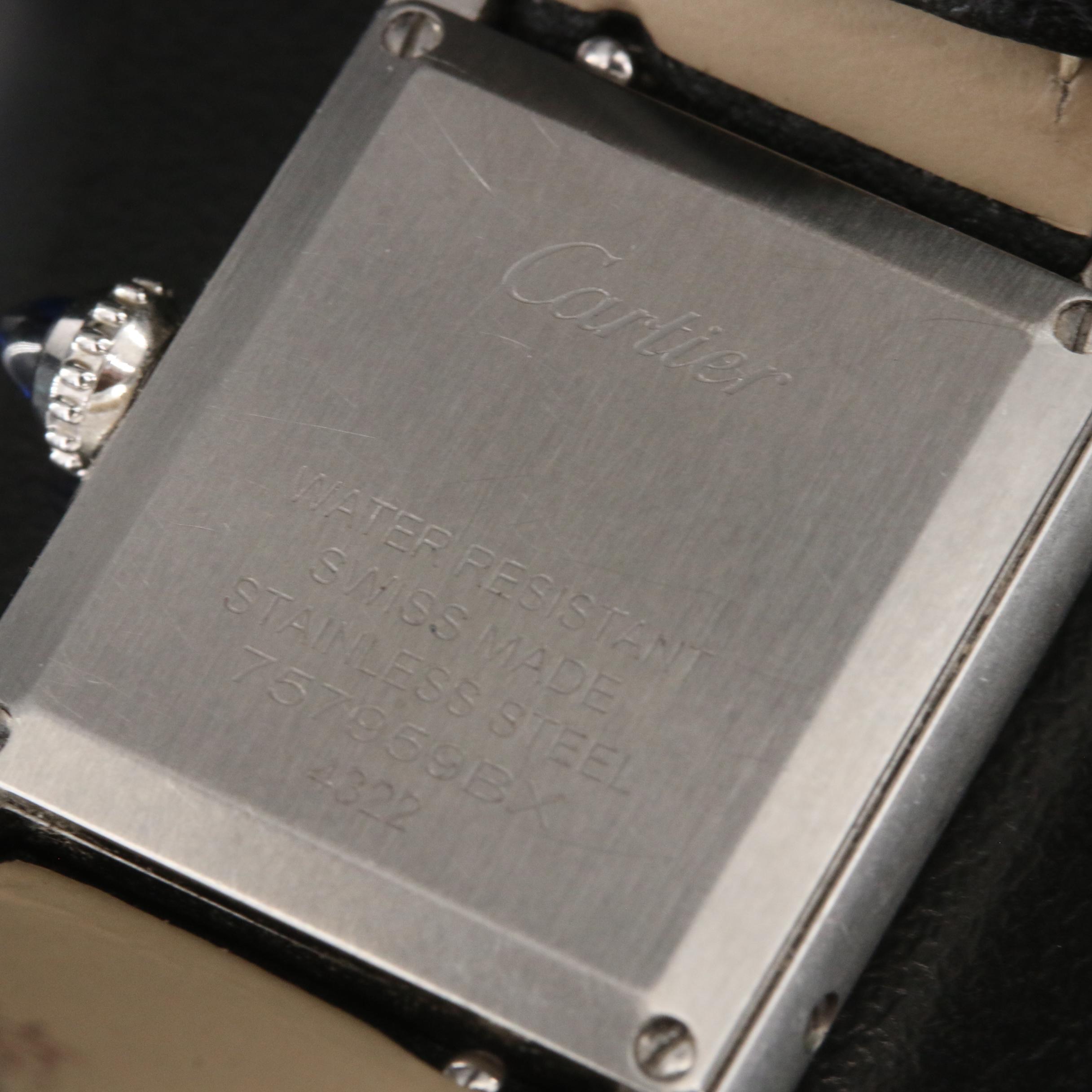 Cartier Tank Stainless Steel Quartz Watch