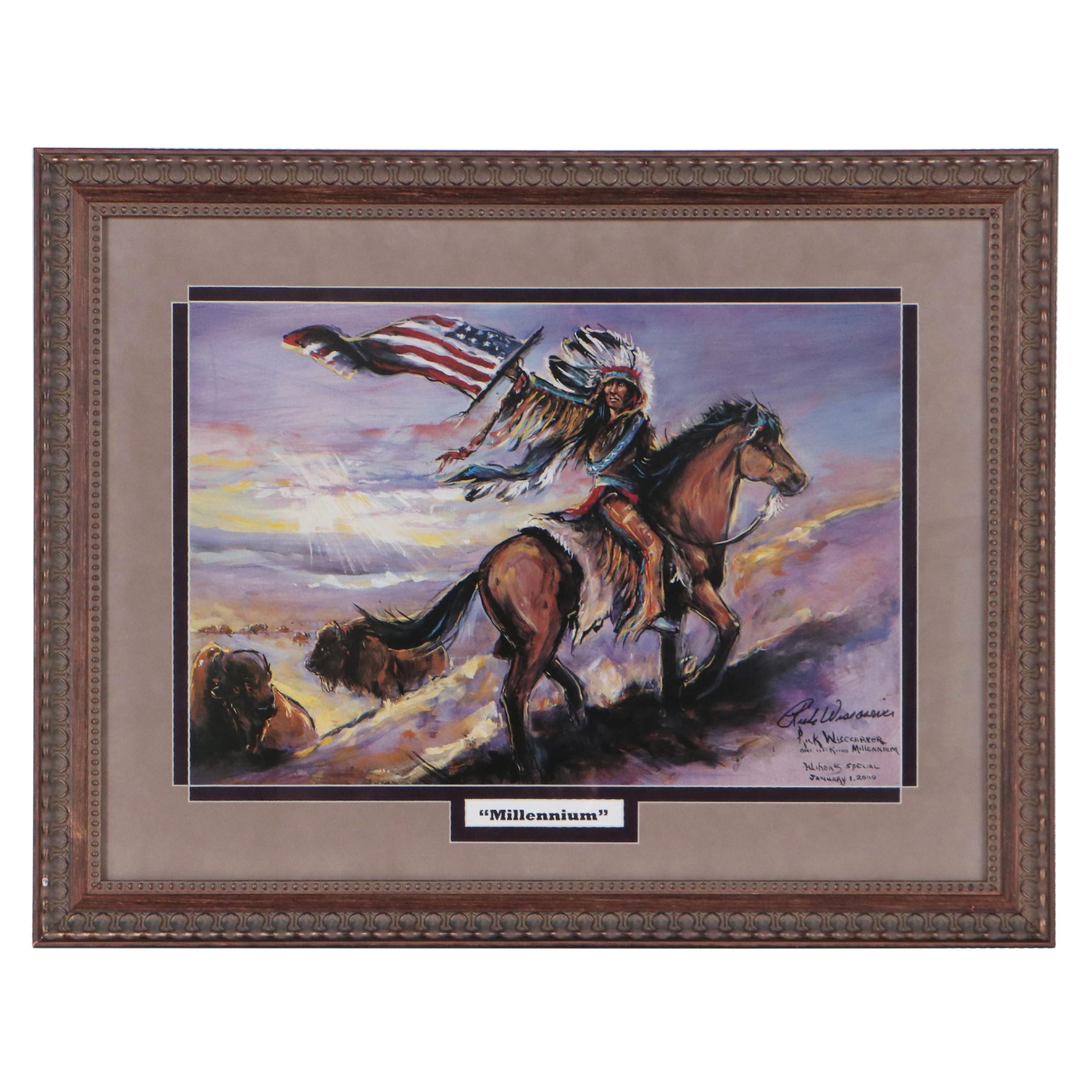 Rick Wisecarver Offset Lithograph "Millennium," 2000