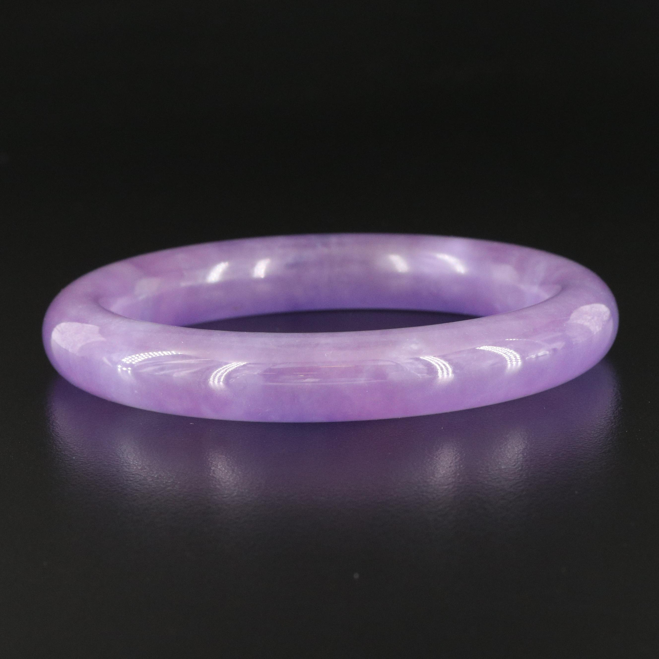 Jadeite Hololith Bangle