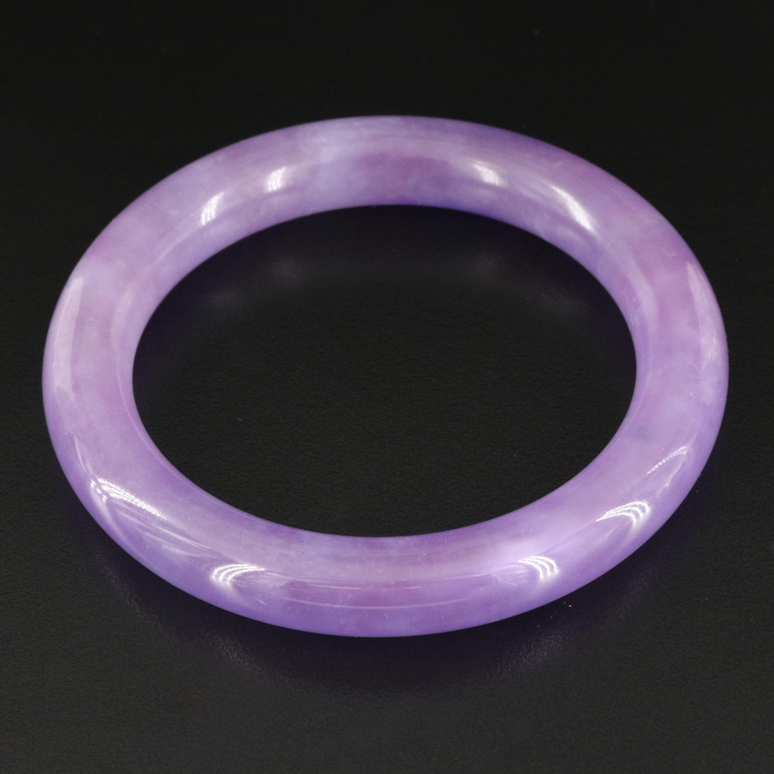 Jadeite Hololith Bangle