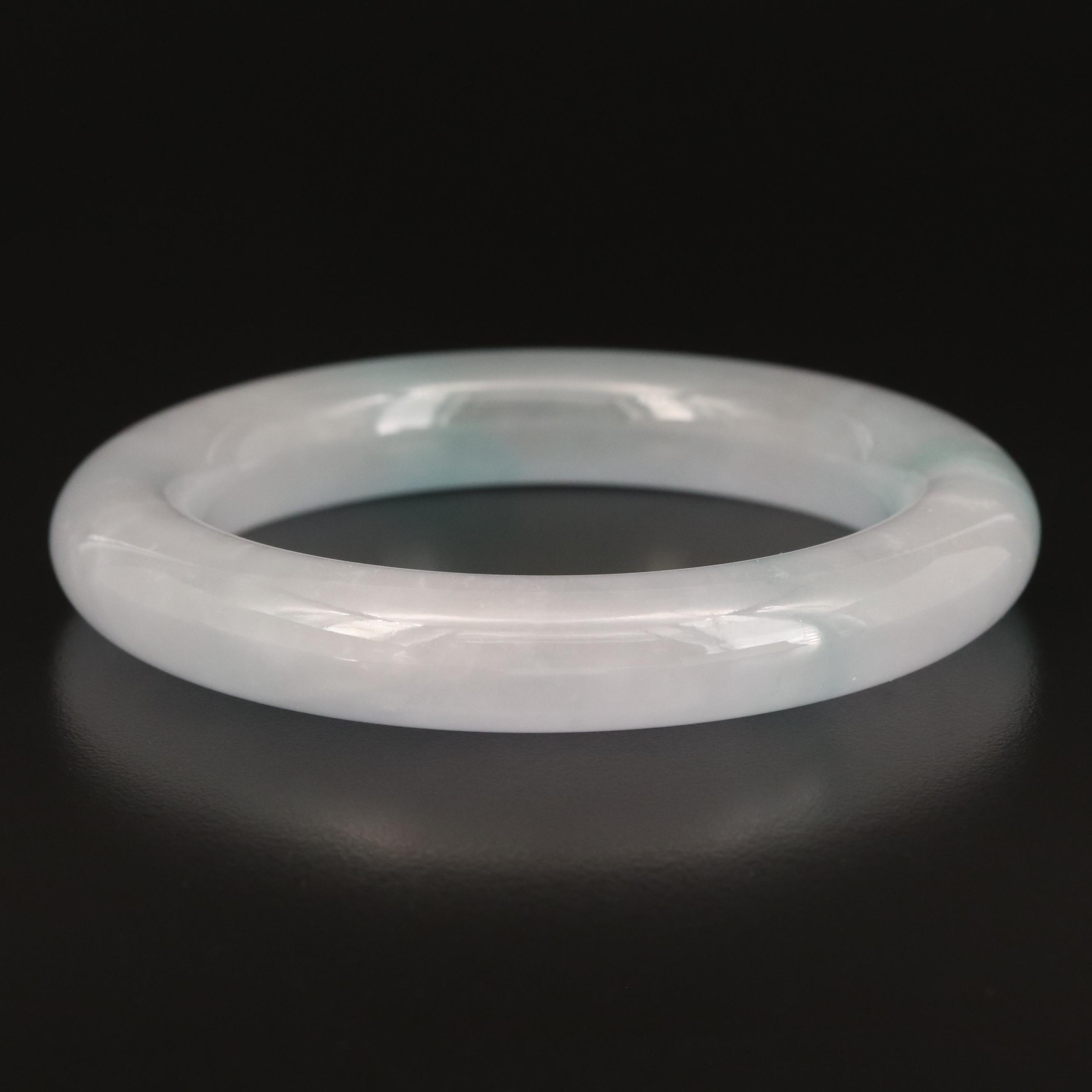 Jadeite Hololith Bangle