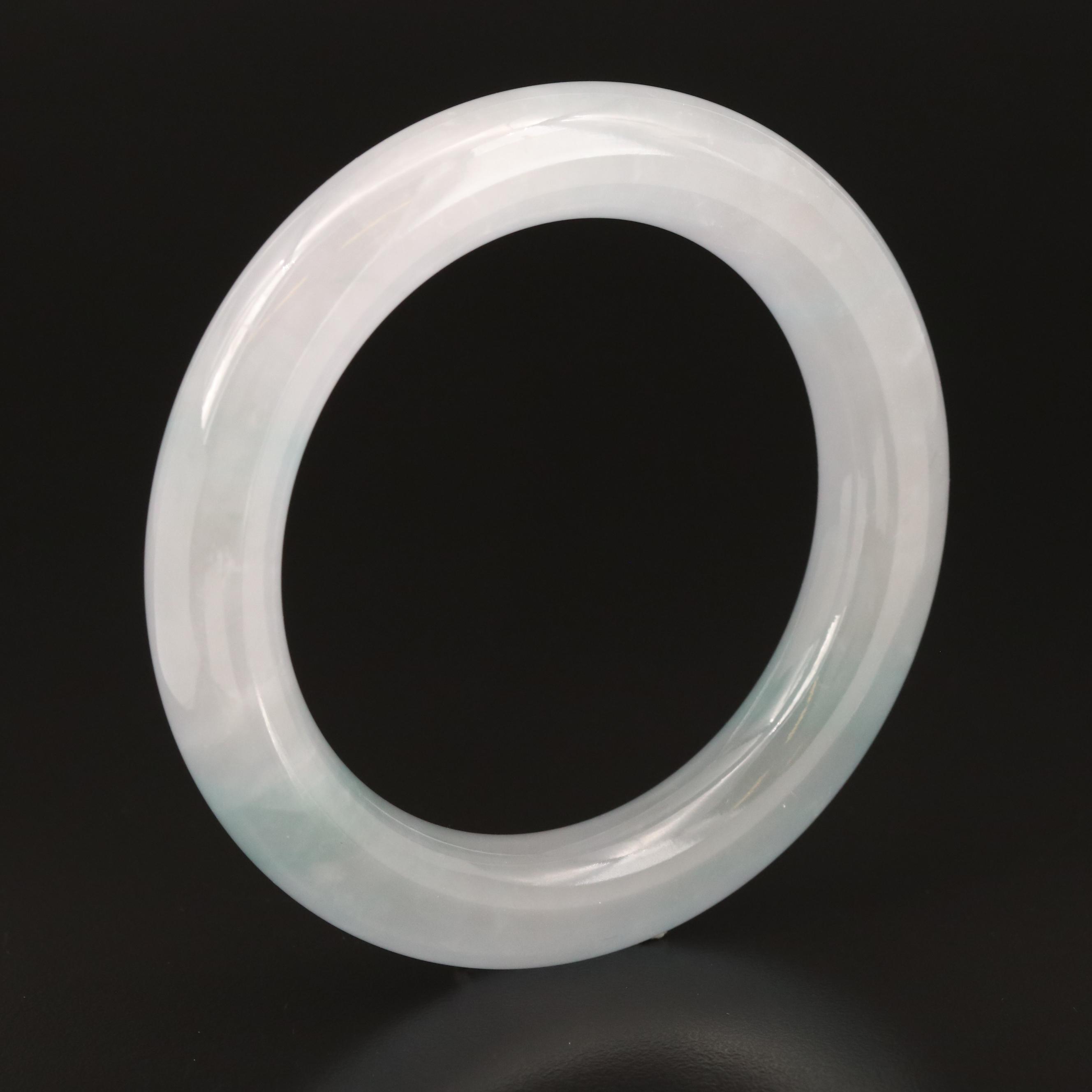 Jadeite Hololith Bangle