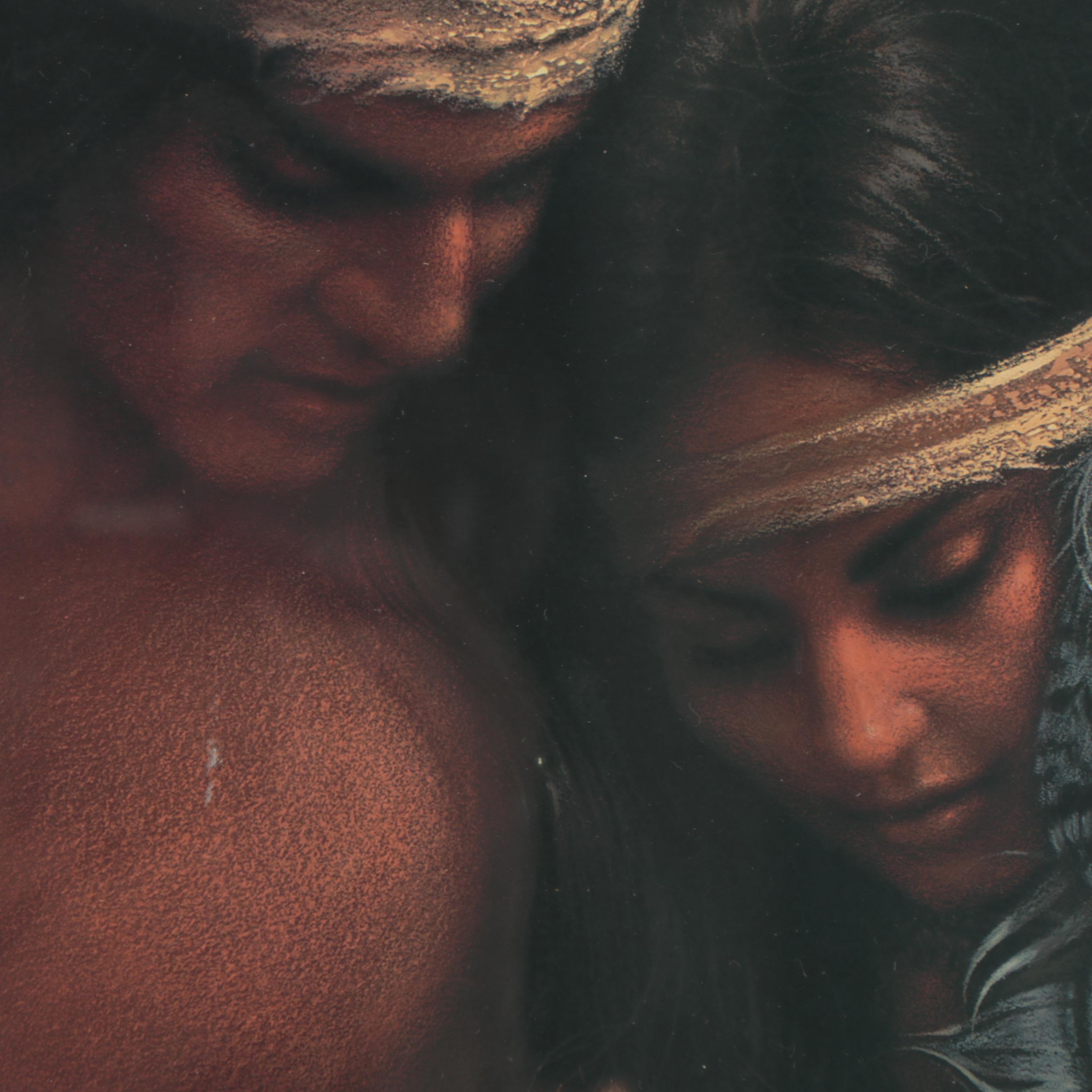 Lee Bogle Offset Lithograph "Kindred Souls," Late 20th Century