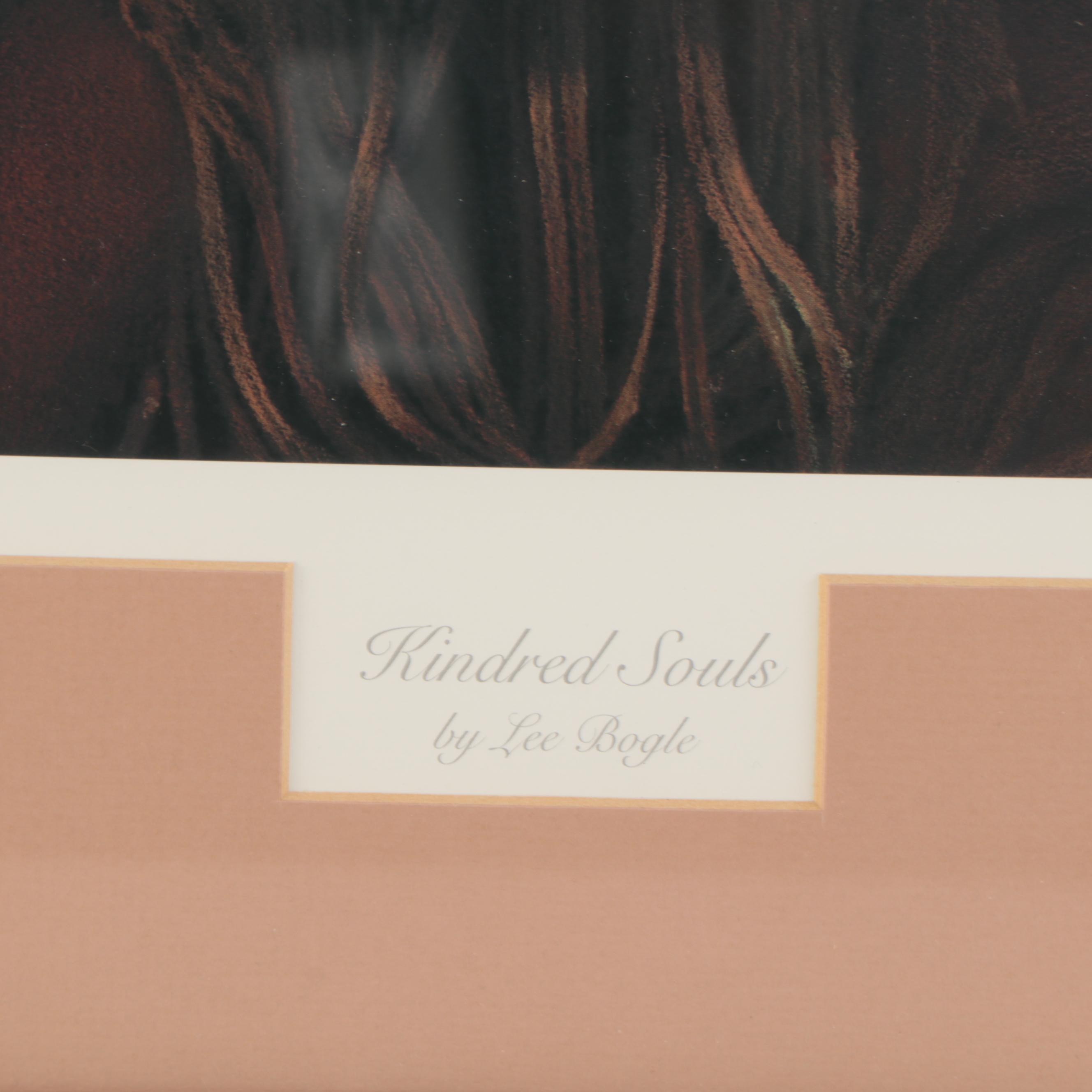 Lee Bogle Offset Lithograph "Kindred Souls," Late 20th Century