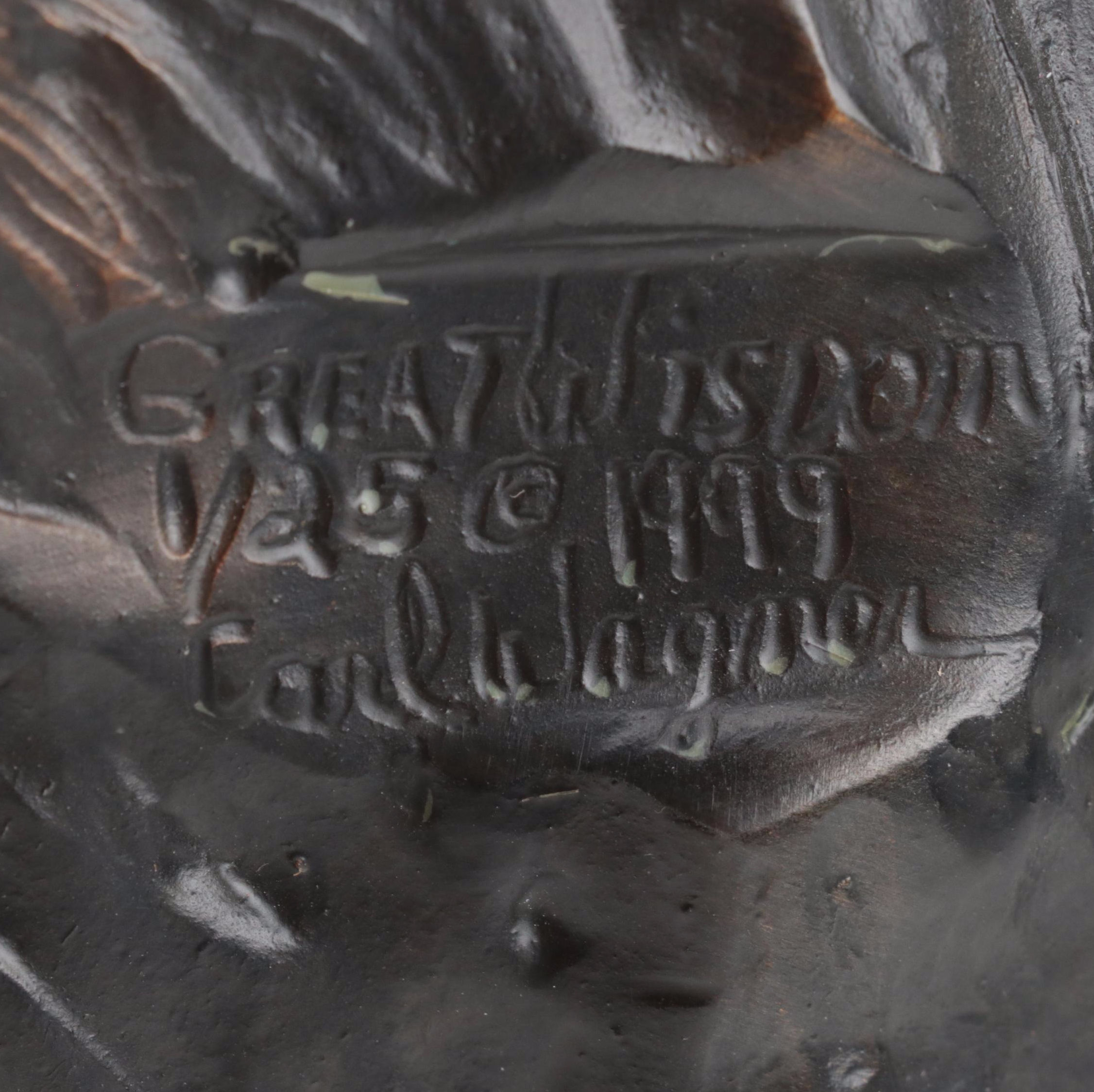 Carl Wagner Bronze Sculpture "Strong Wisdom," 1999