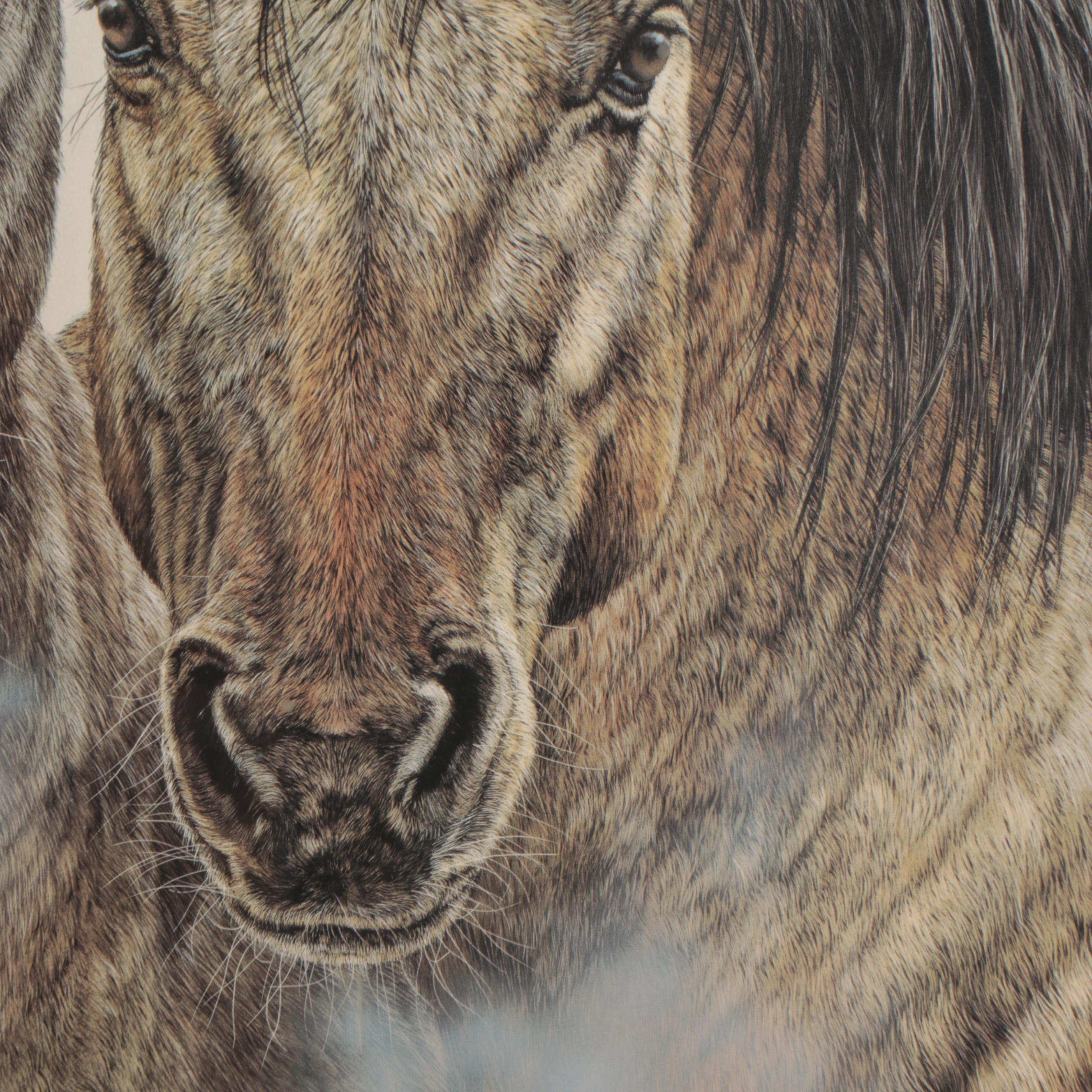 Judy Larson Offset Lithograph "Pryor Commitment," 1997