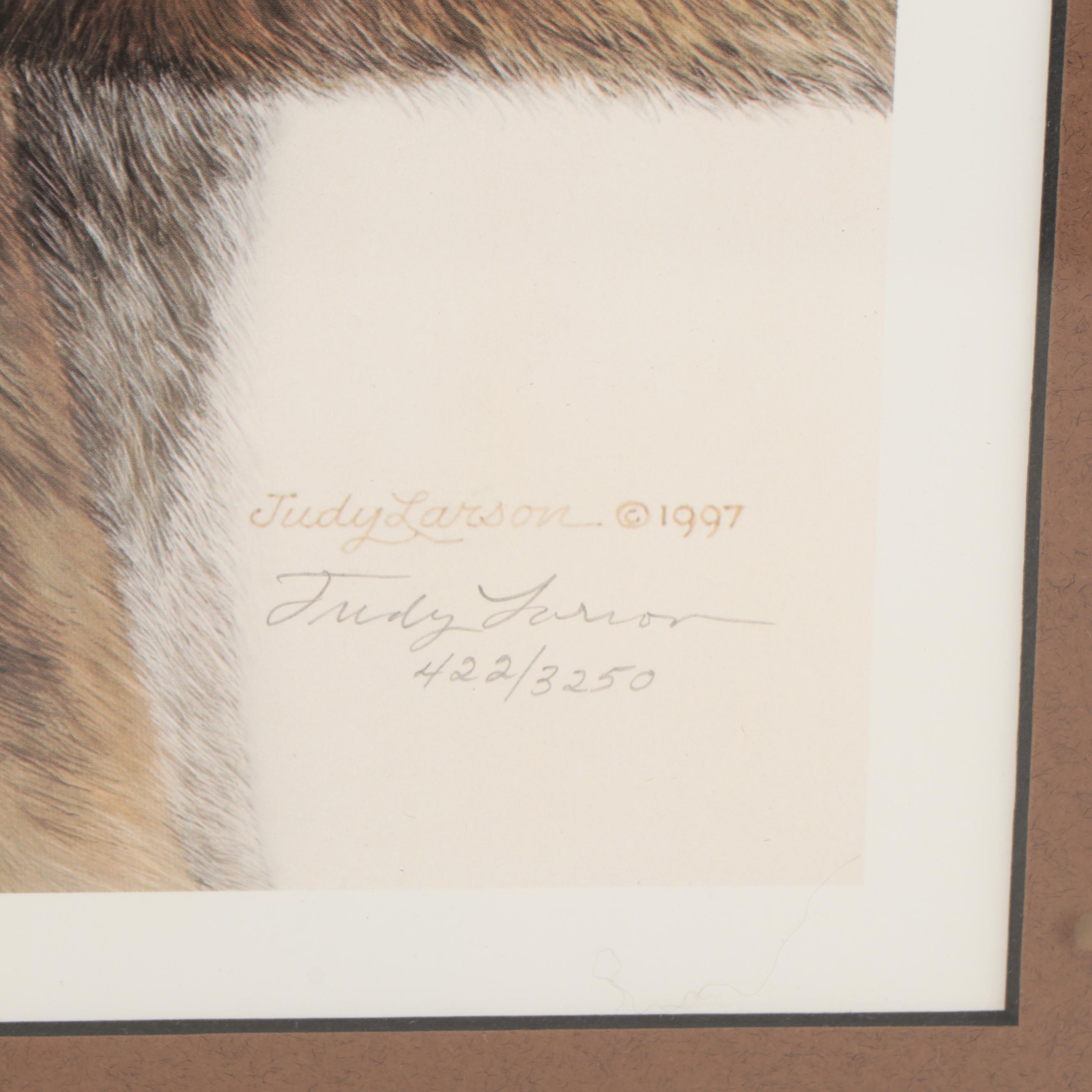 Judy Larson Offset Lithograph "Pryor Commitment," 1997