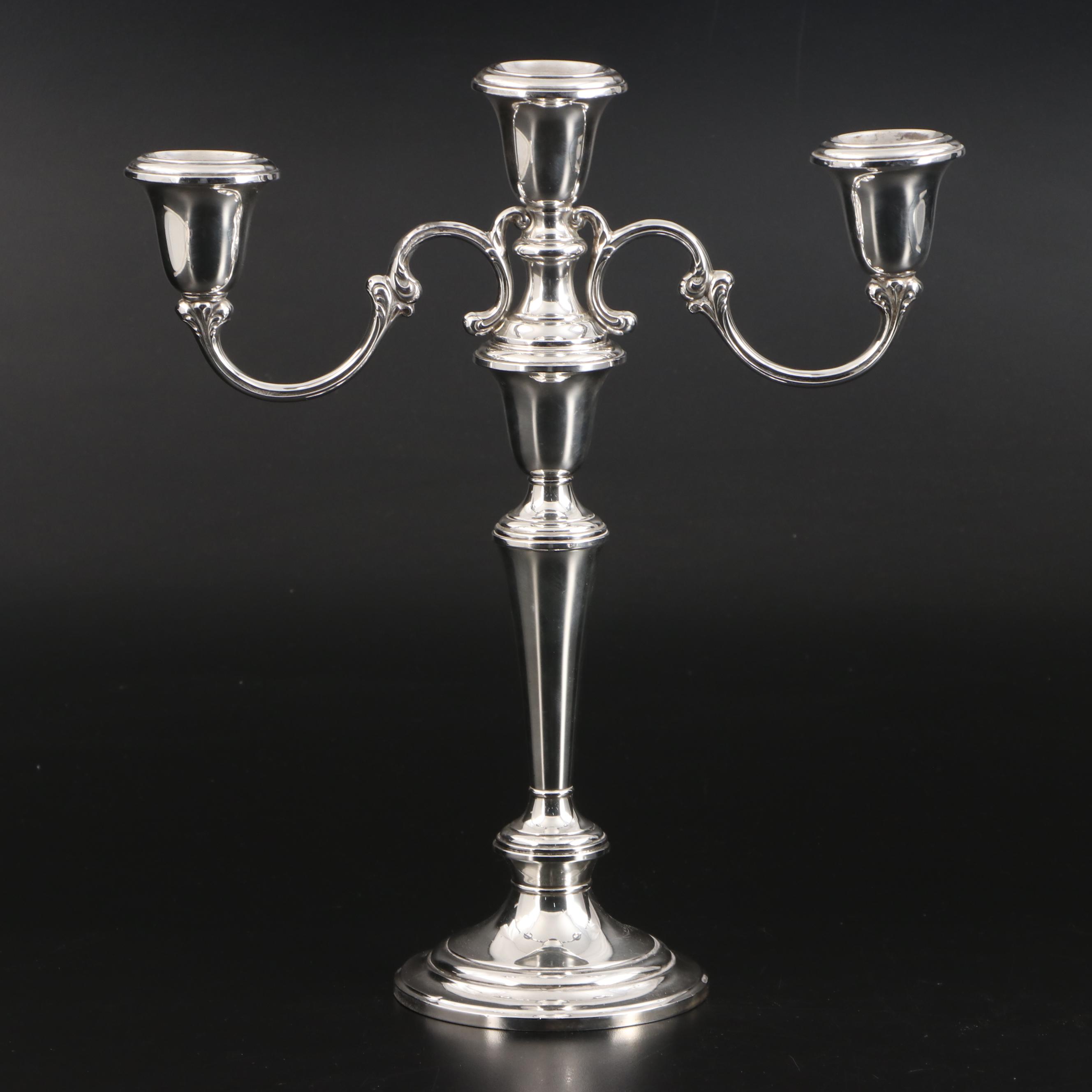 Gorham "Puritan" Weighted Sterling Silver Candelabra