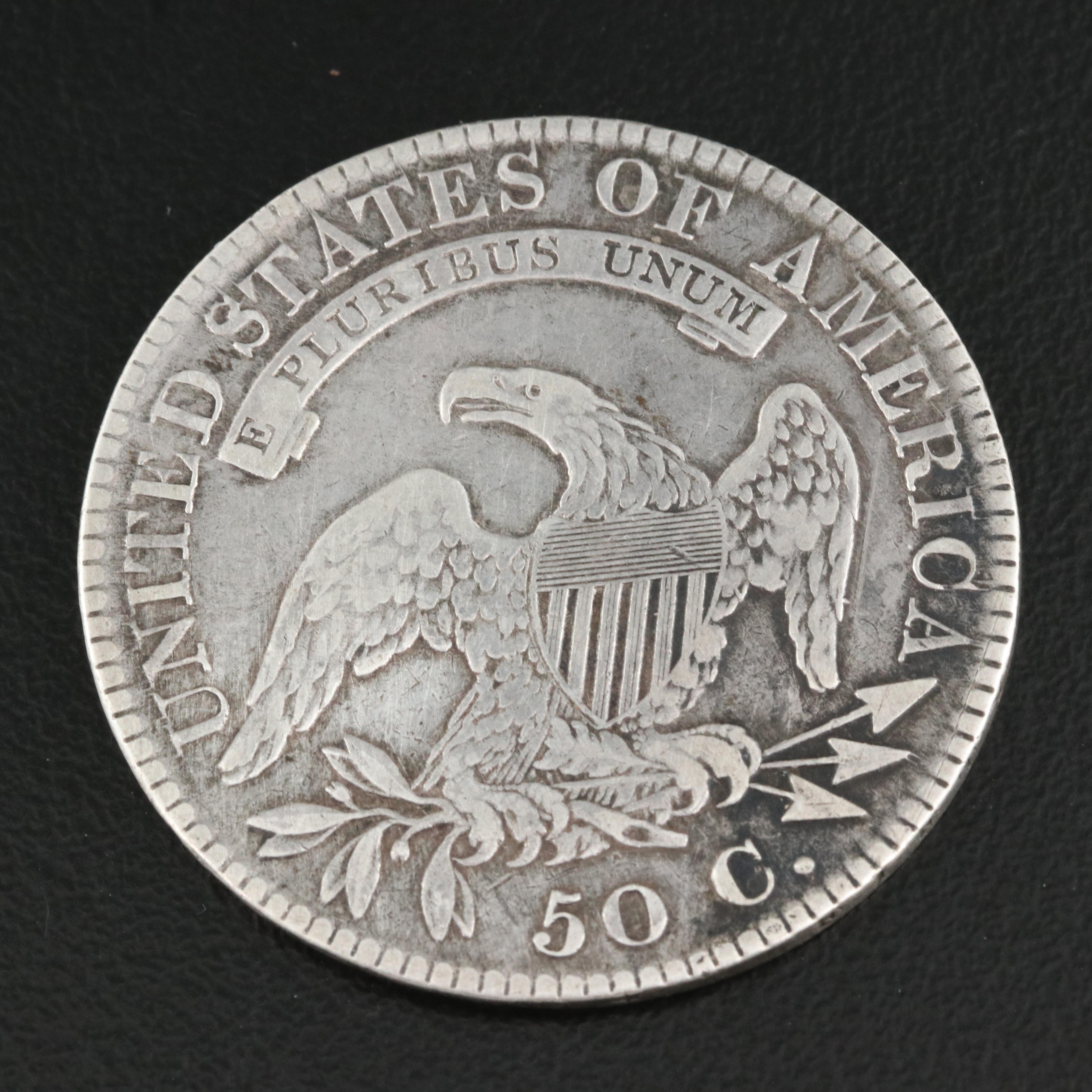1821 Capped Bust Silver Half Dollar