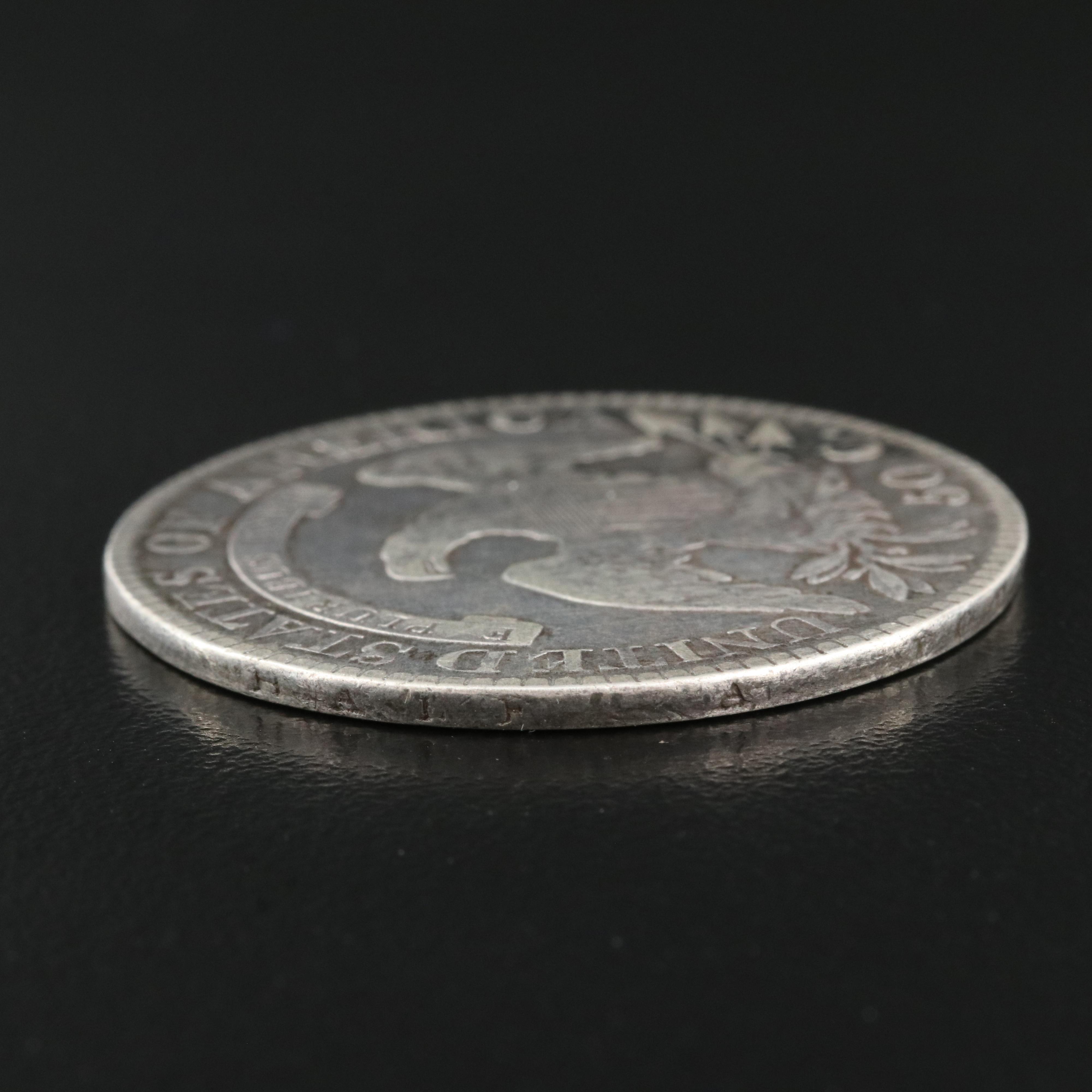 1821 Capped Bust Silver Half Dollar