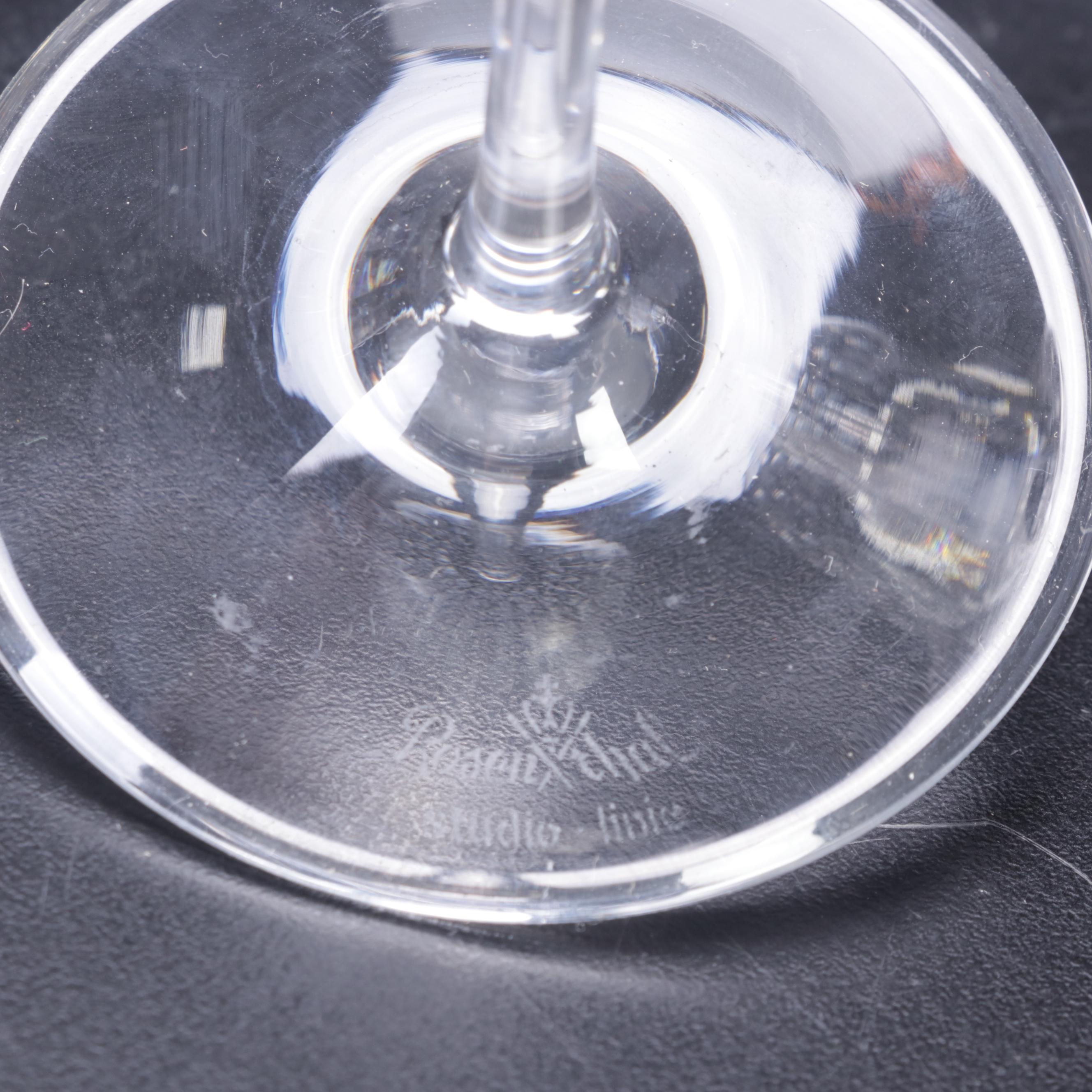 Rosenthal Crystal "Romance" Wine Glasses, Mid to Late 20th Century