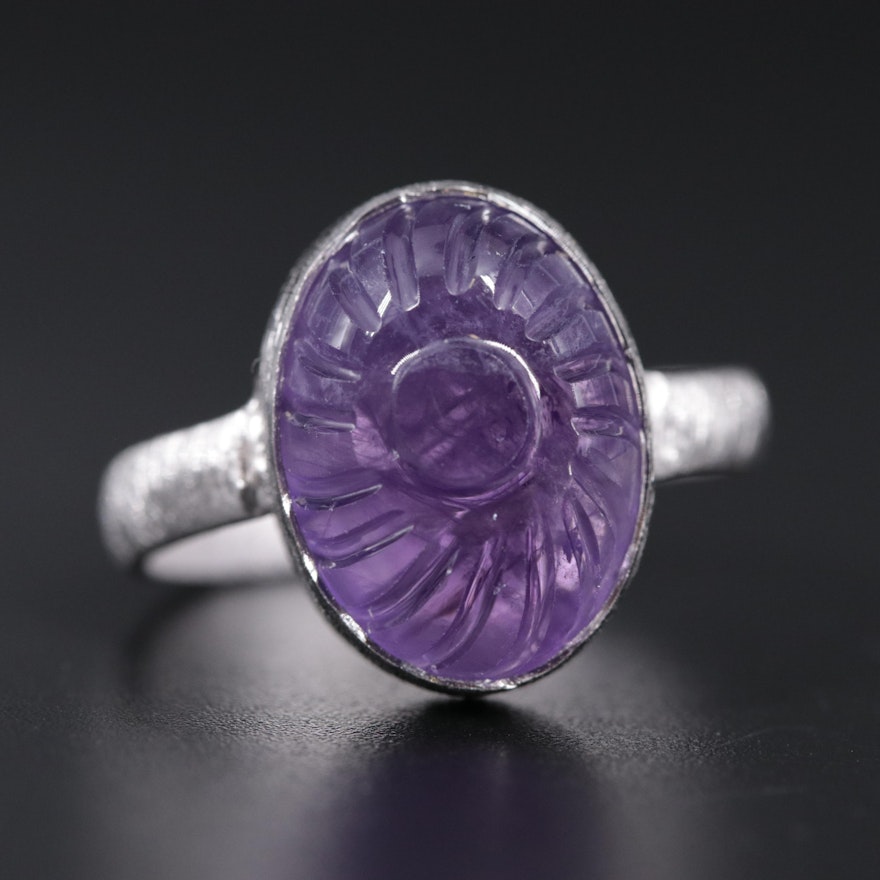 Sterling Silver Amethyst Ring