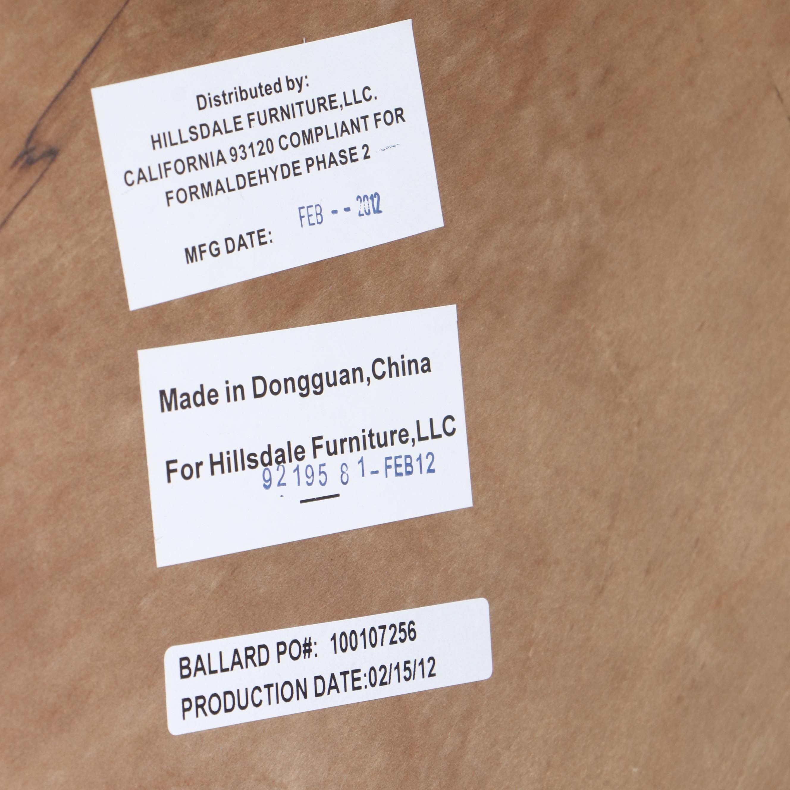 Ballard Designs "Industrial" Hardwood and Metal Side Table