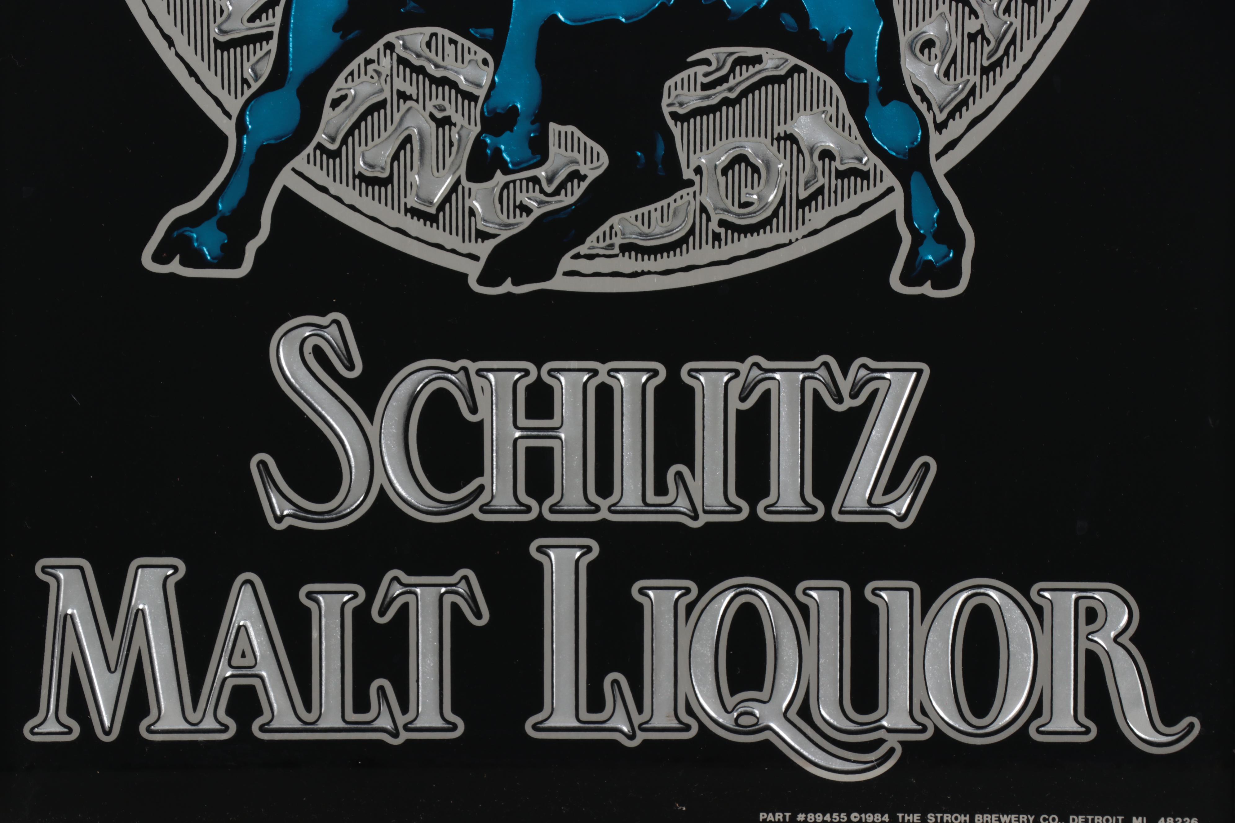 Schlitz Malt Liquor Dimensional Sign