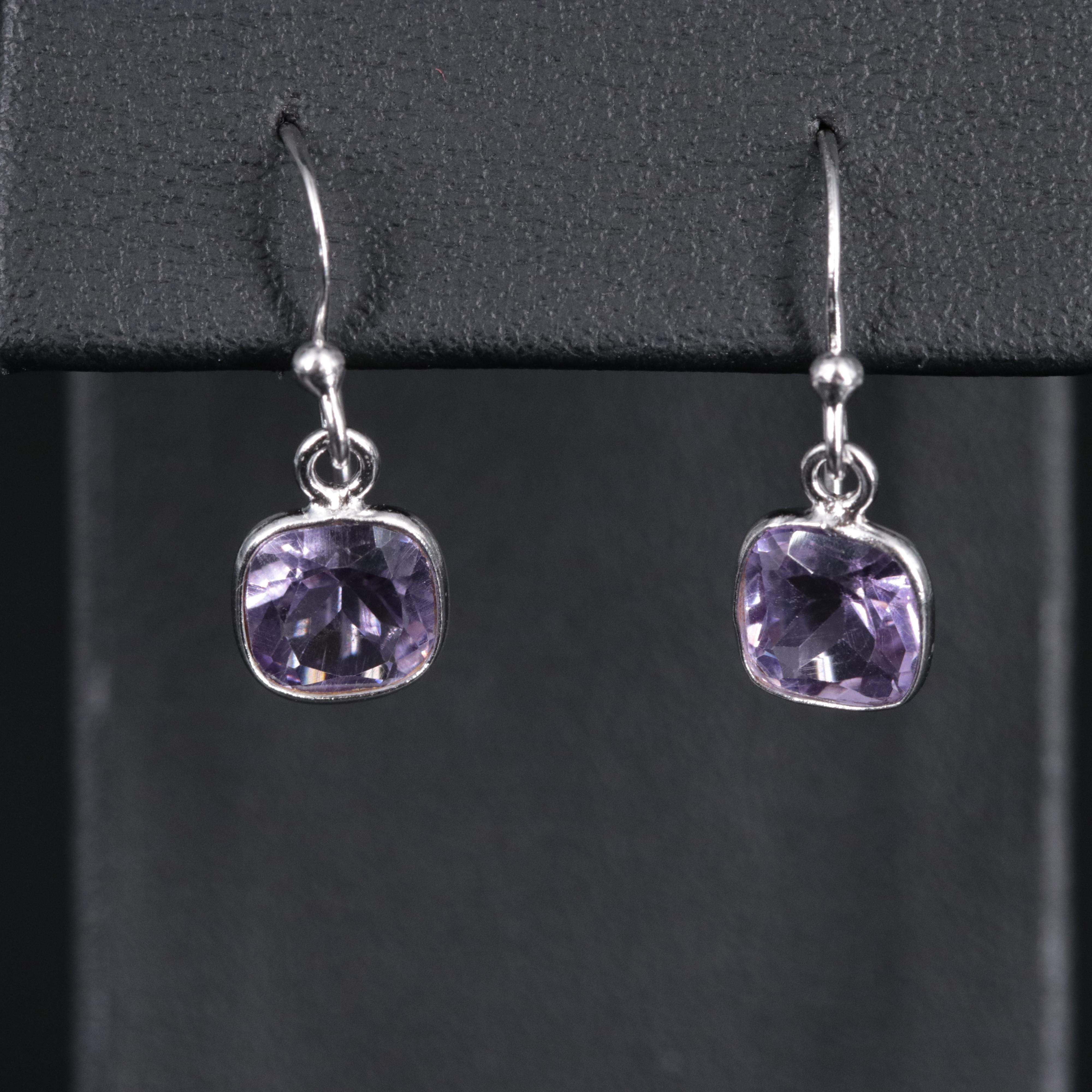 Sterling Silver Gemstone Earrings